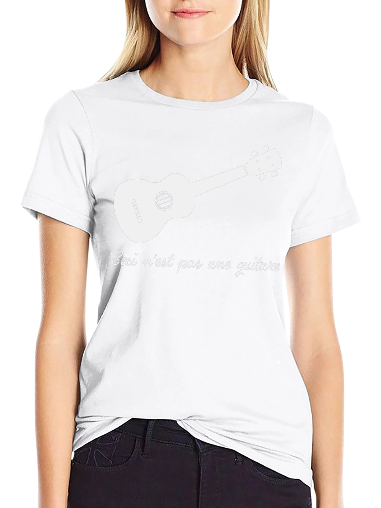 Ceci nest pas une guitare - Ukulele T-Shirt