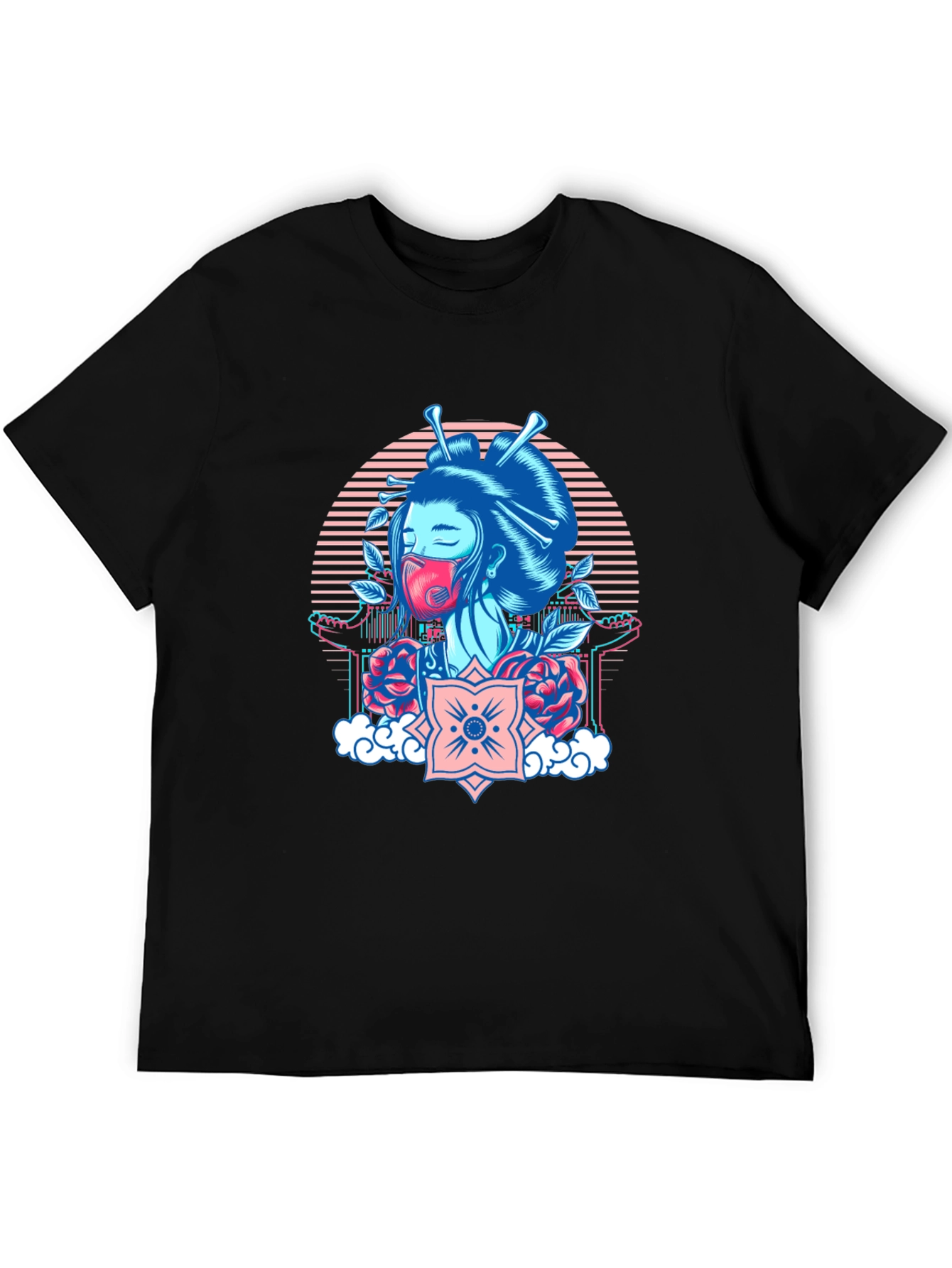 Geisha Mask Graphic Tee