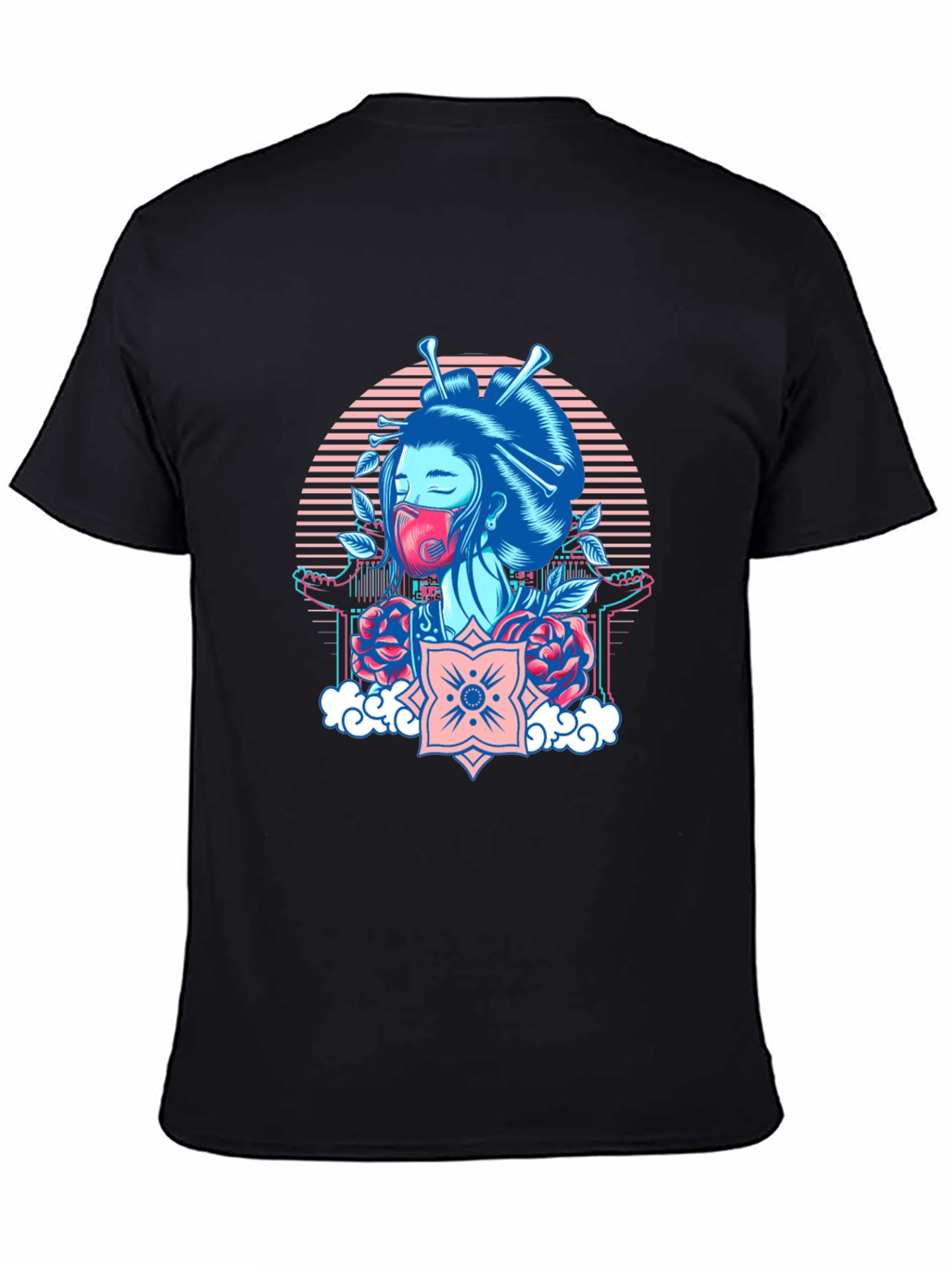 Geisha Mask Graphic Tee