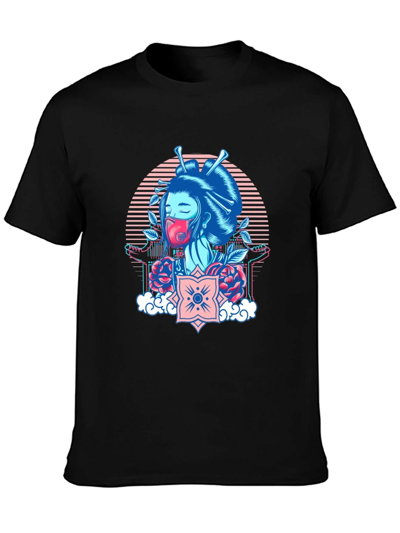 Geisha Mask Graphic Tee