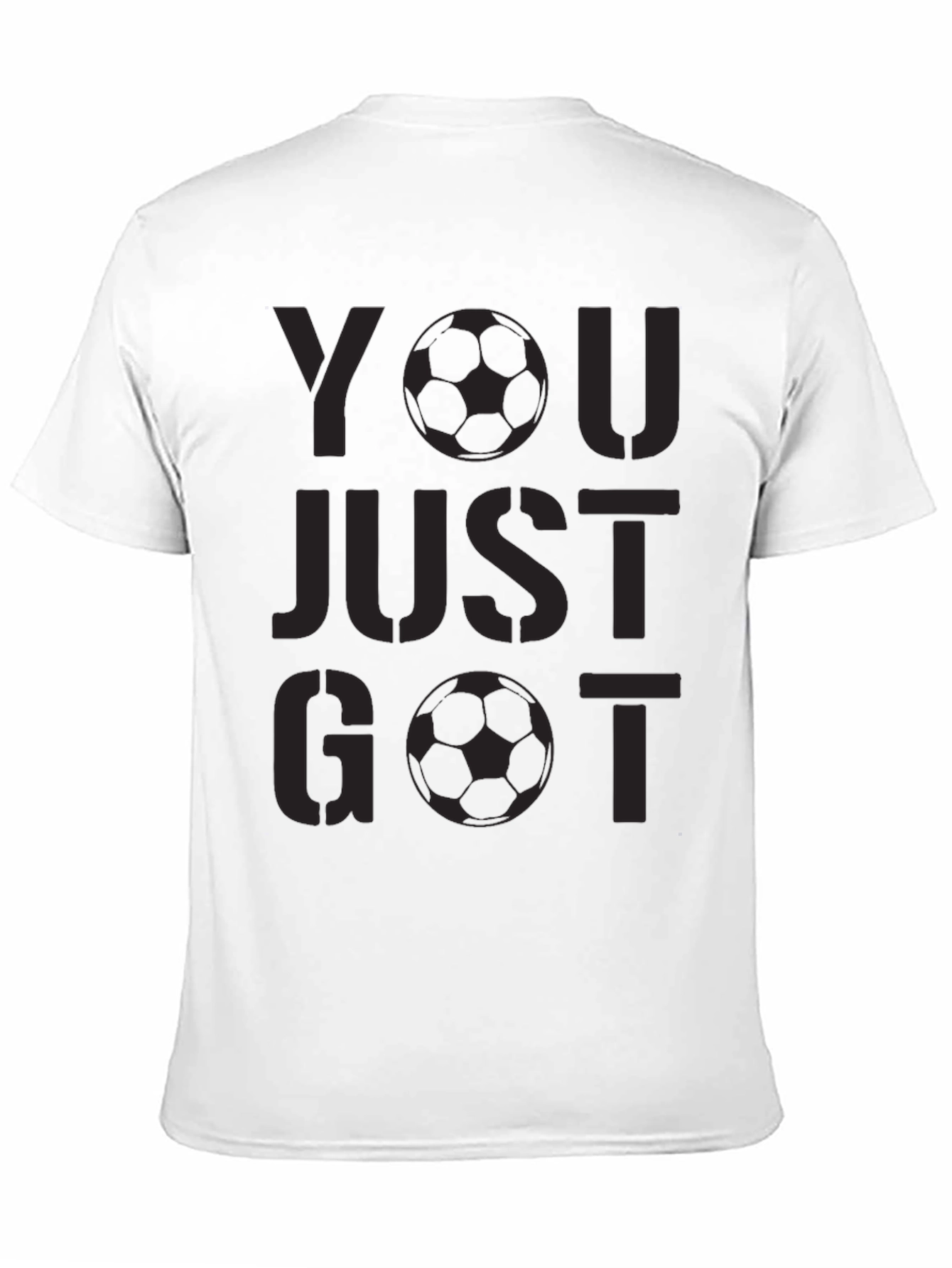 You Just Got Soccered Black T-Shirt