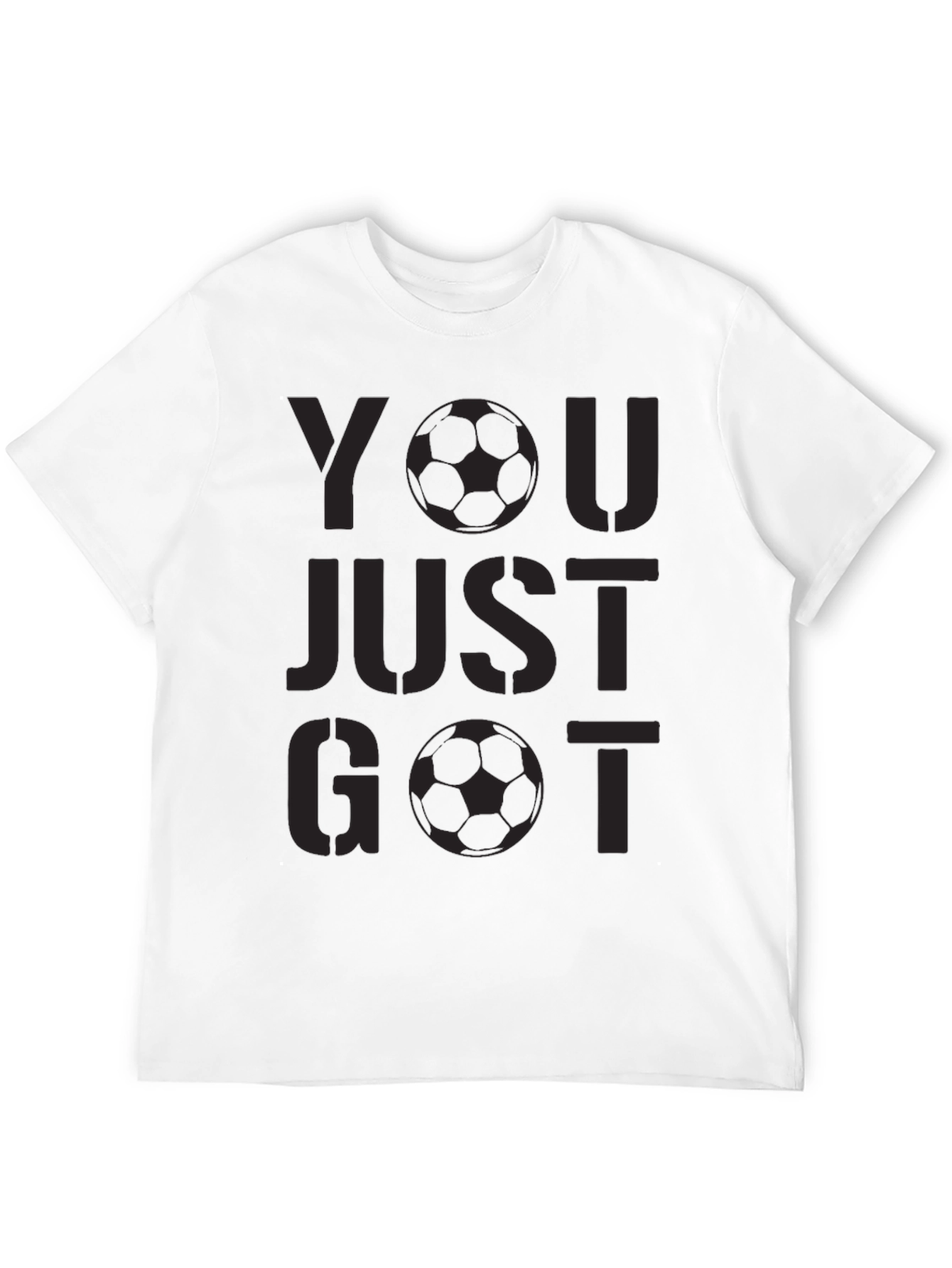 You Just Got Soccered Black T-Shirt