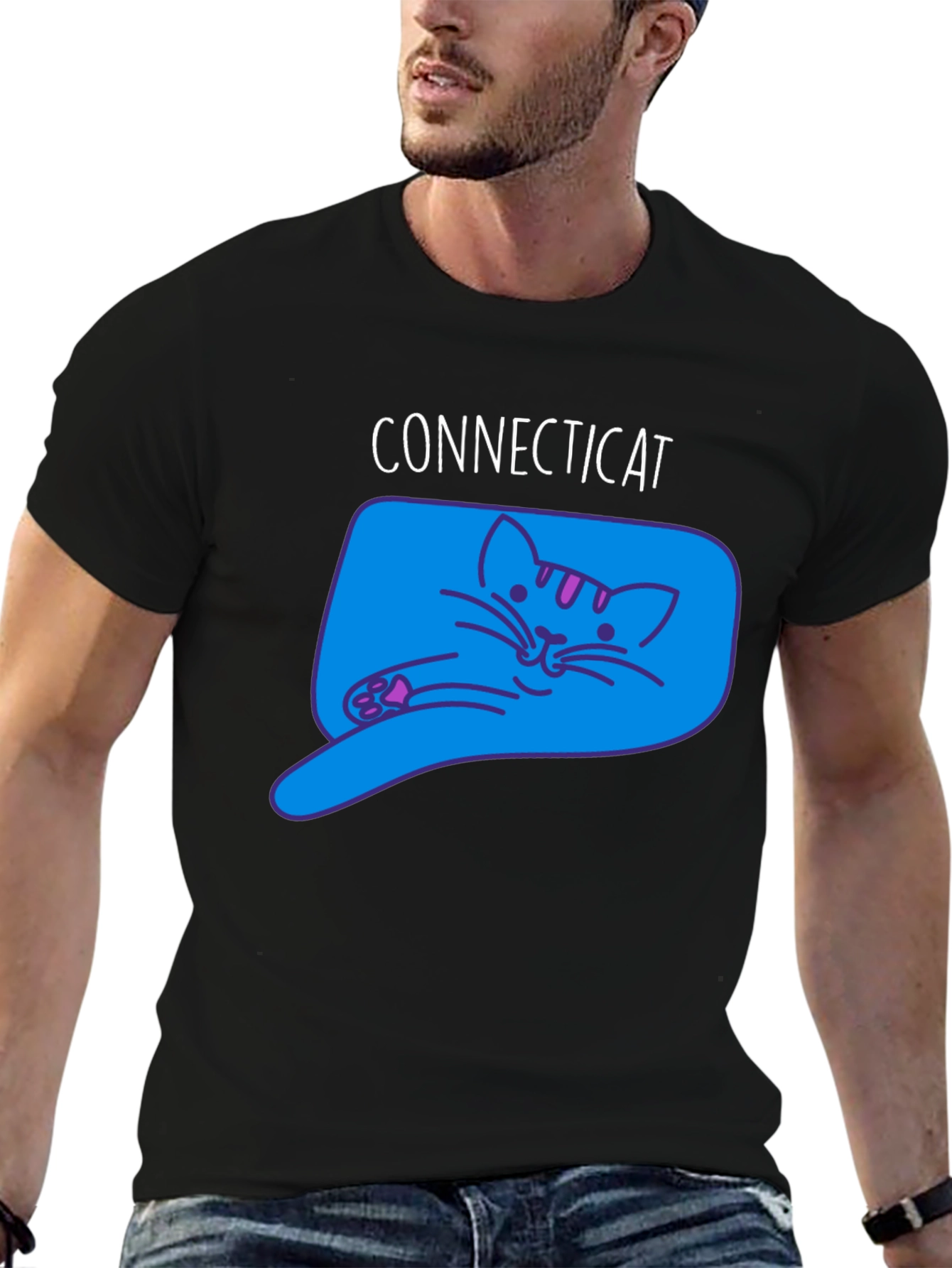 Connecticat T-Shirt - Novelty Cat Lover Tee