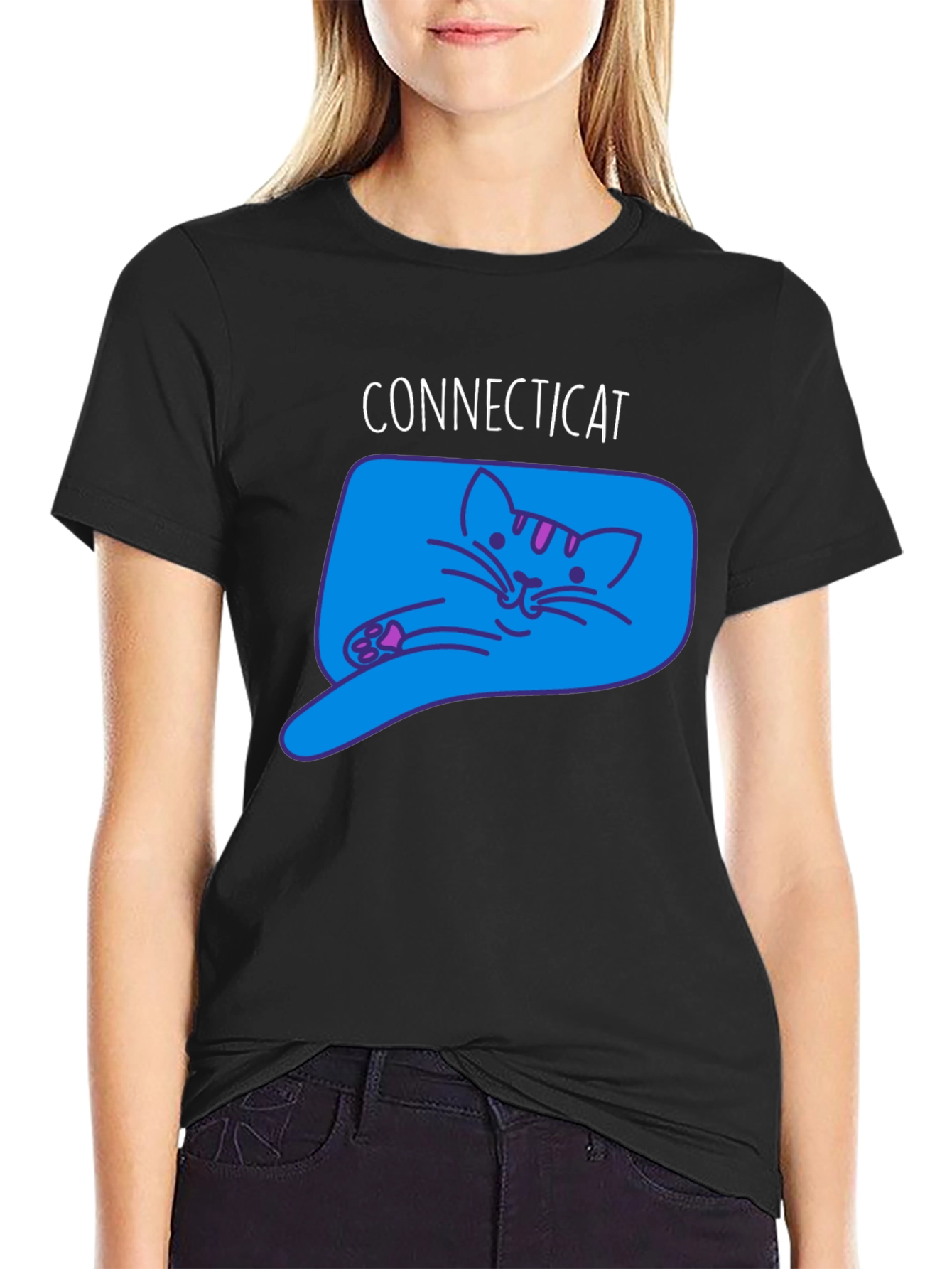 Connecticat T-Shirt - Novelty Cat Lover Tee