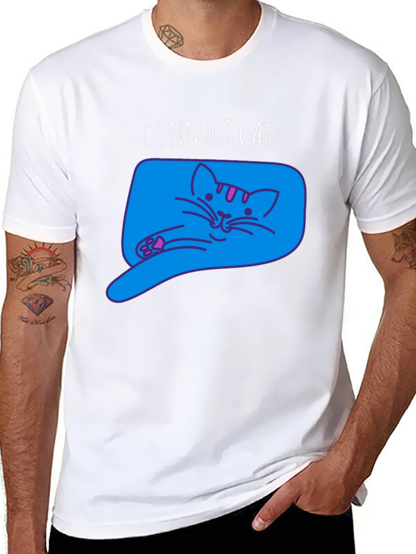 Connecticat T-Shirt - Novelty Cat Lover Tee
