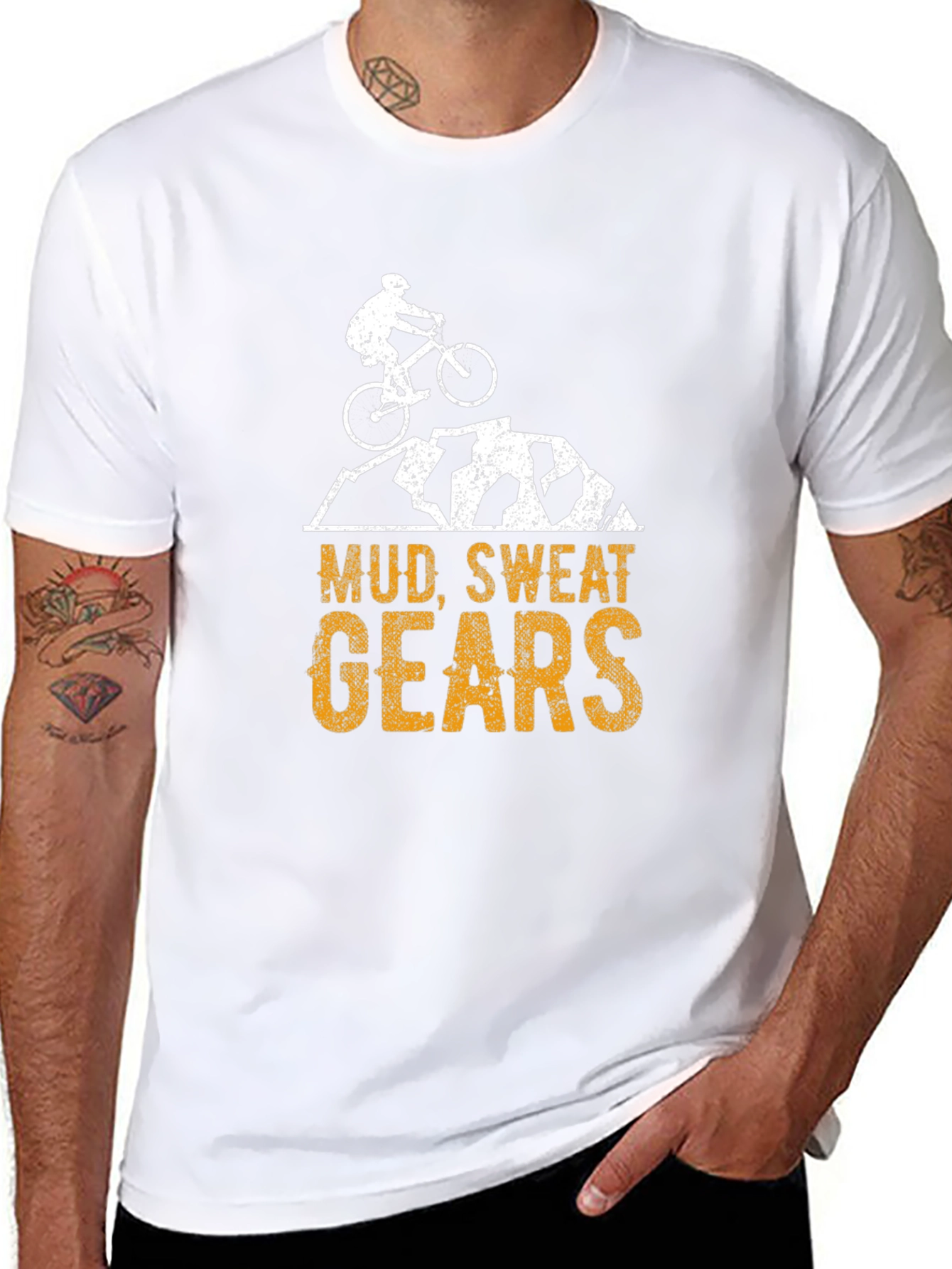 Mud Sweat Gears Mountain Biking T-Shirt