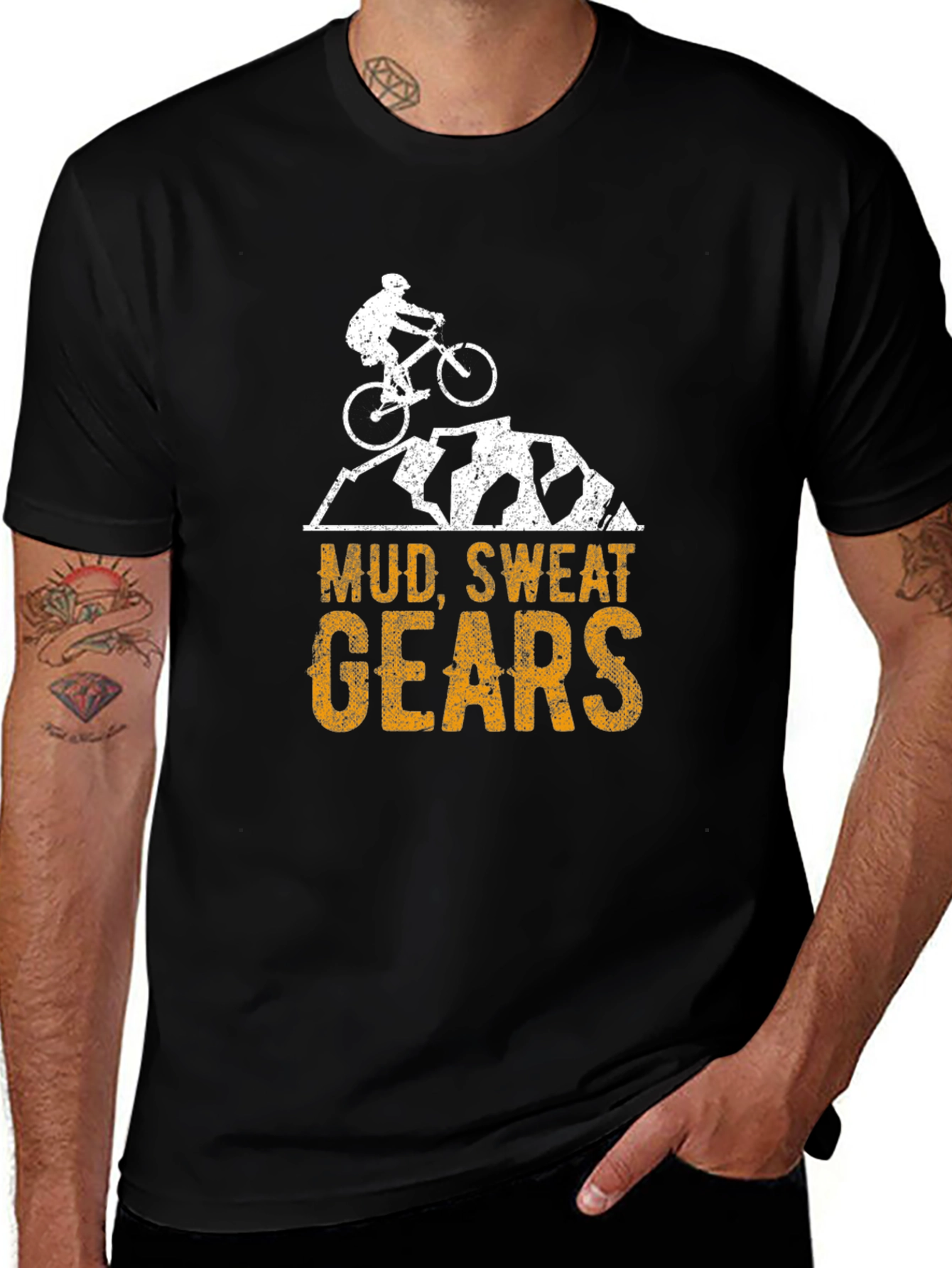 Mud Sweat Gears Mountain Biking T-Shirt