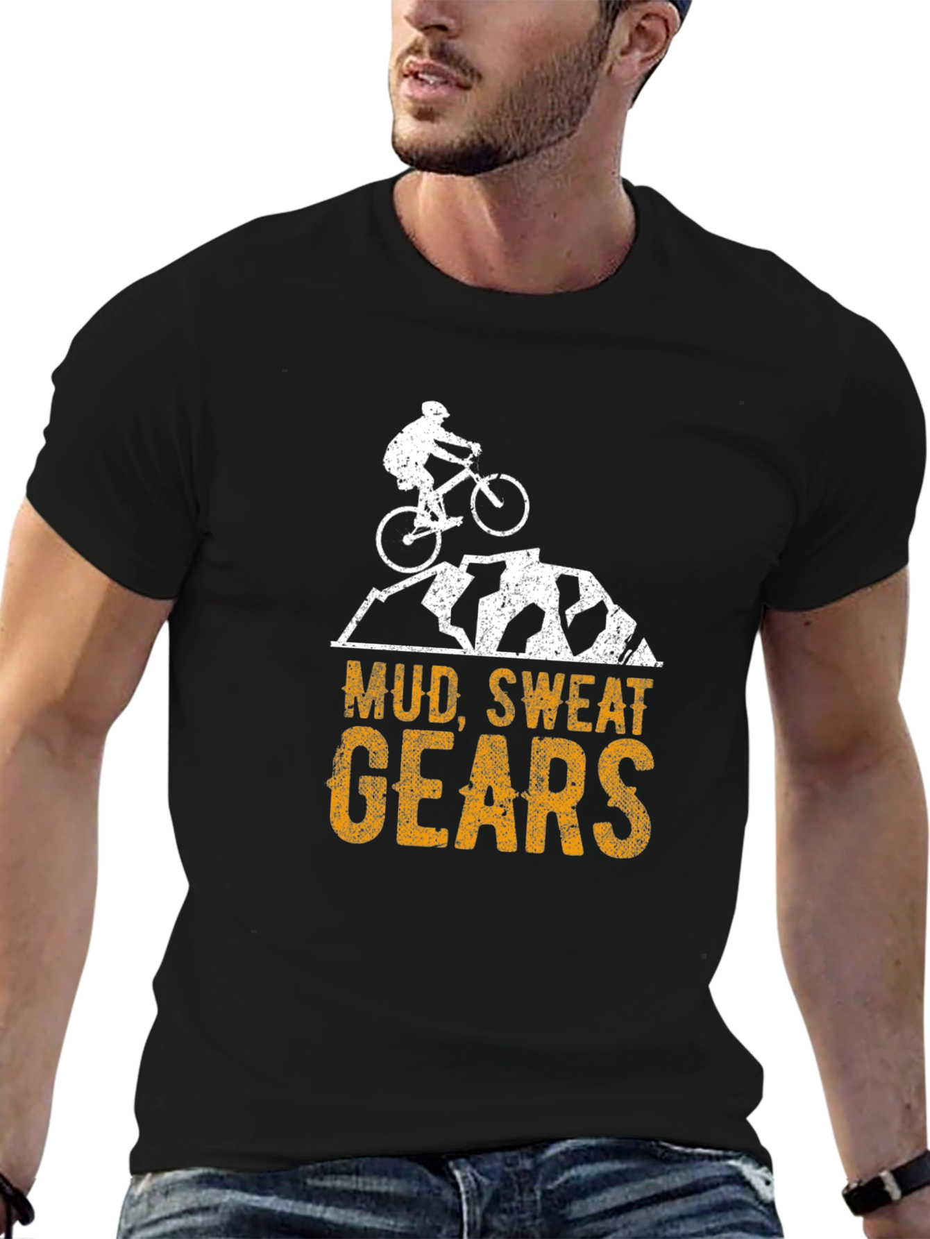 Mud Sweat Gears Mountain Biking T-Shirt