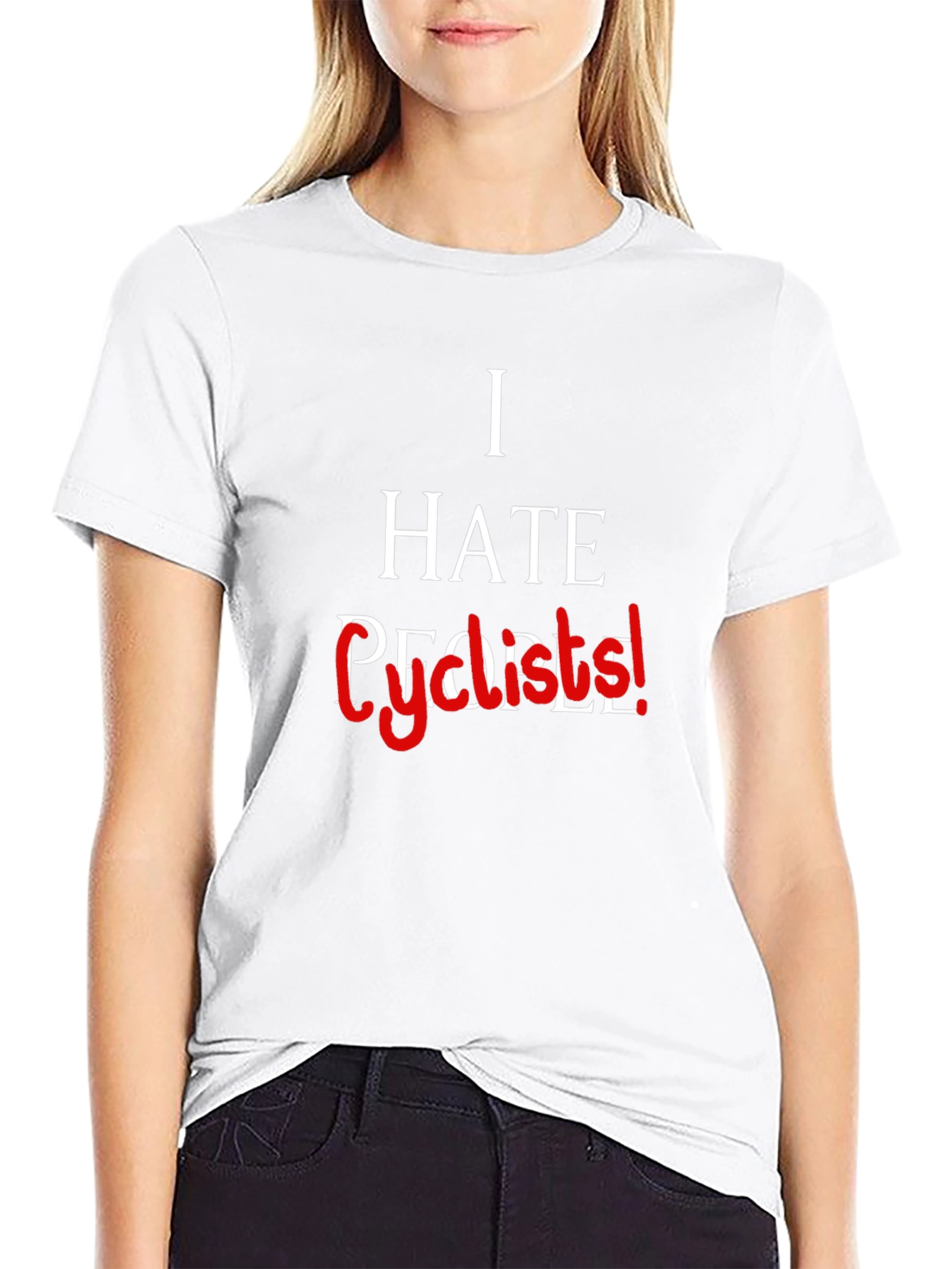 I Hate People... Cyclists! Graphic Tee