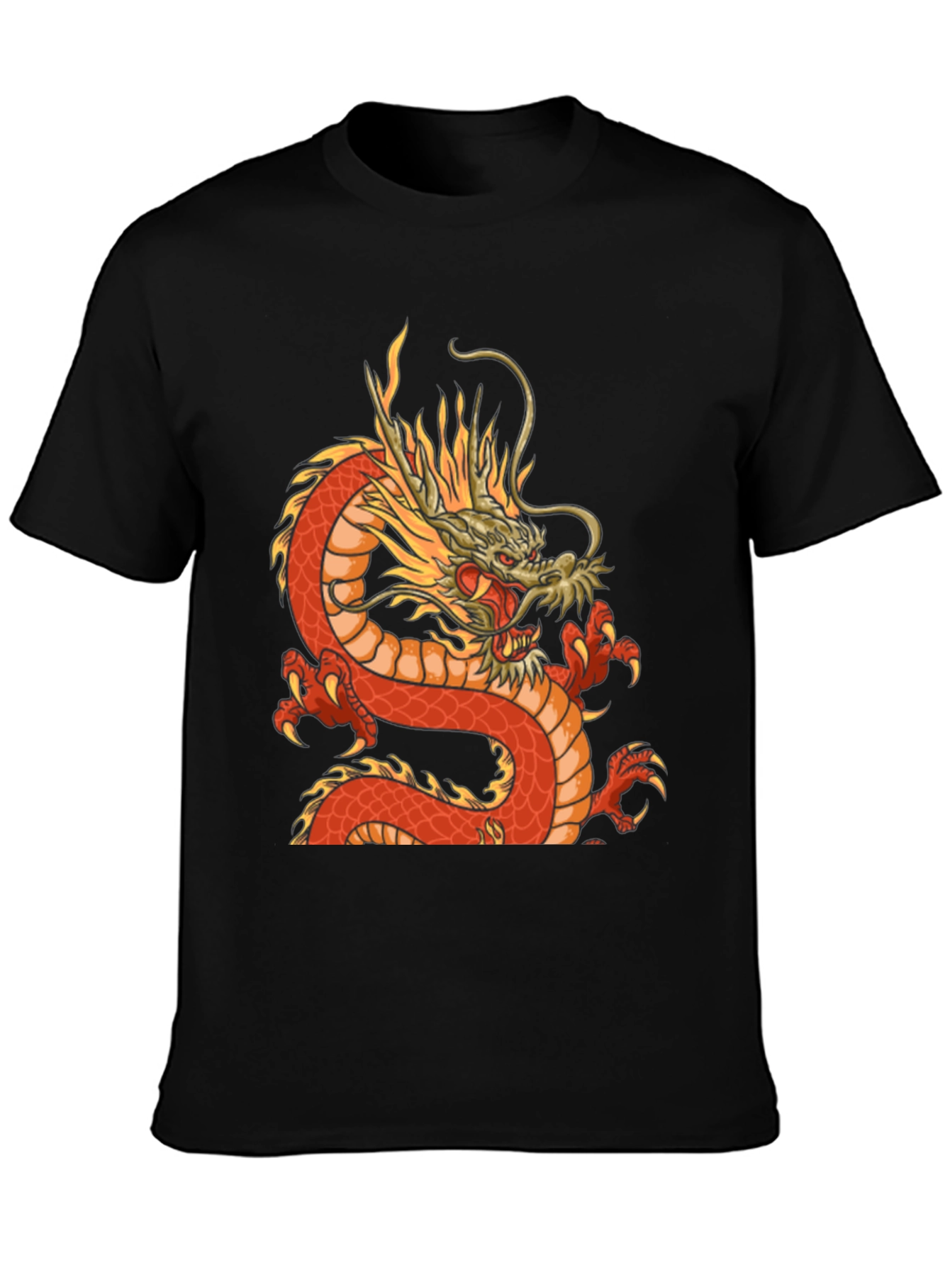 Dragon Graphic Tee - Black T-Shirt