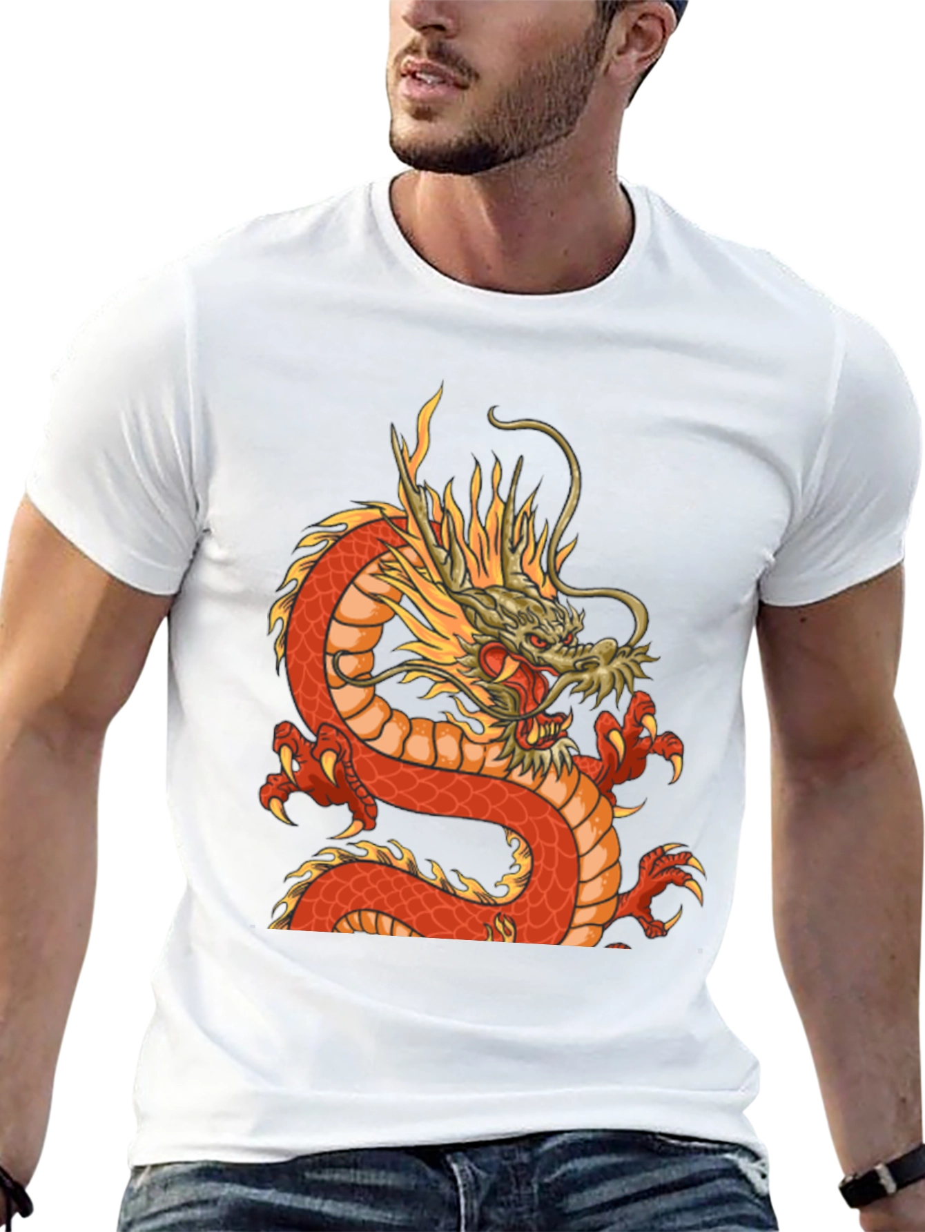 Dragon Graphic Tee - Black T-Shirt