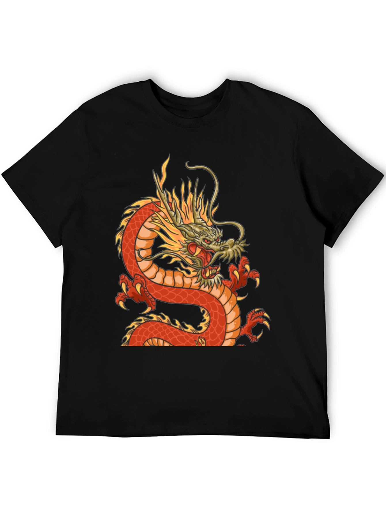 Dragon Graphic Tee - Black T-Shirt