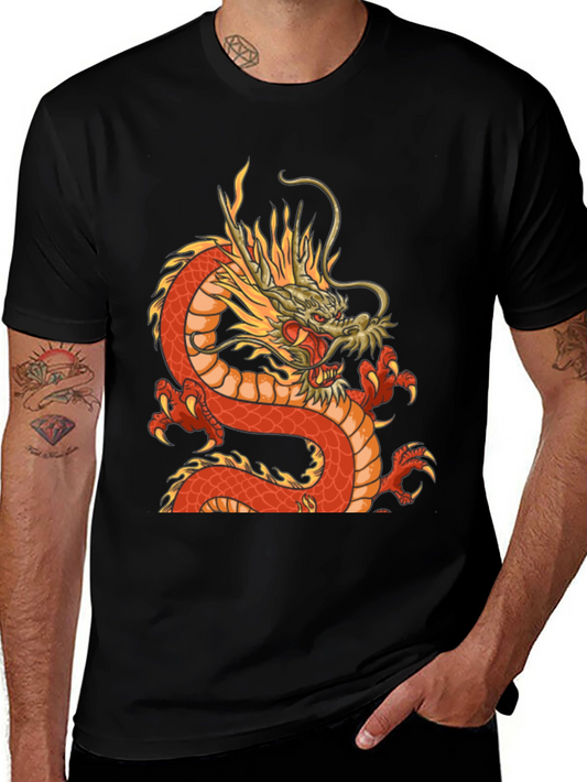 Dragon Graphic Tee - Black T-Shirt