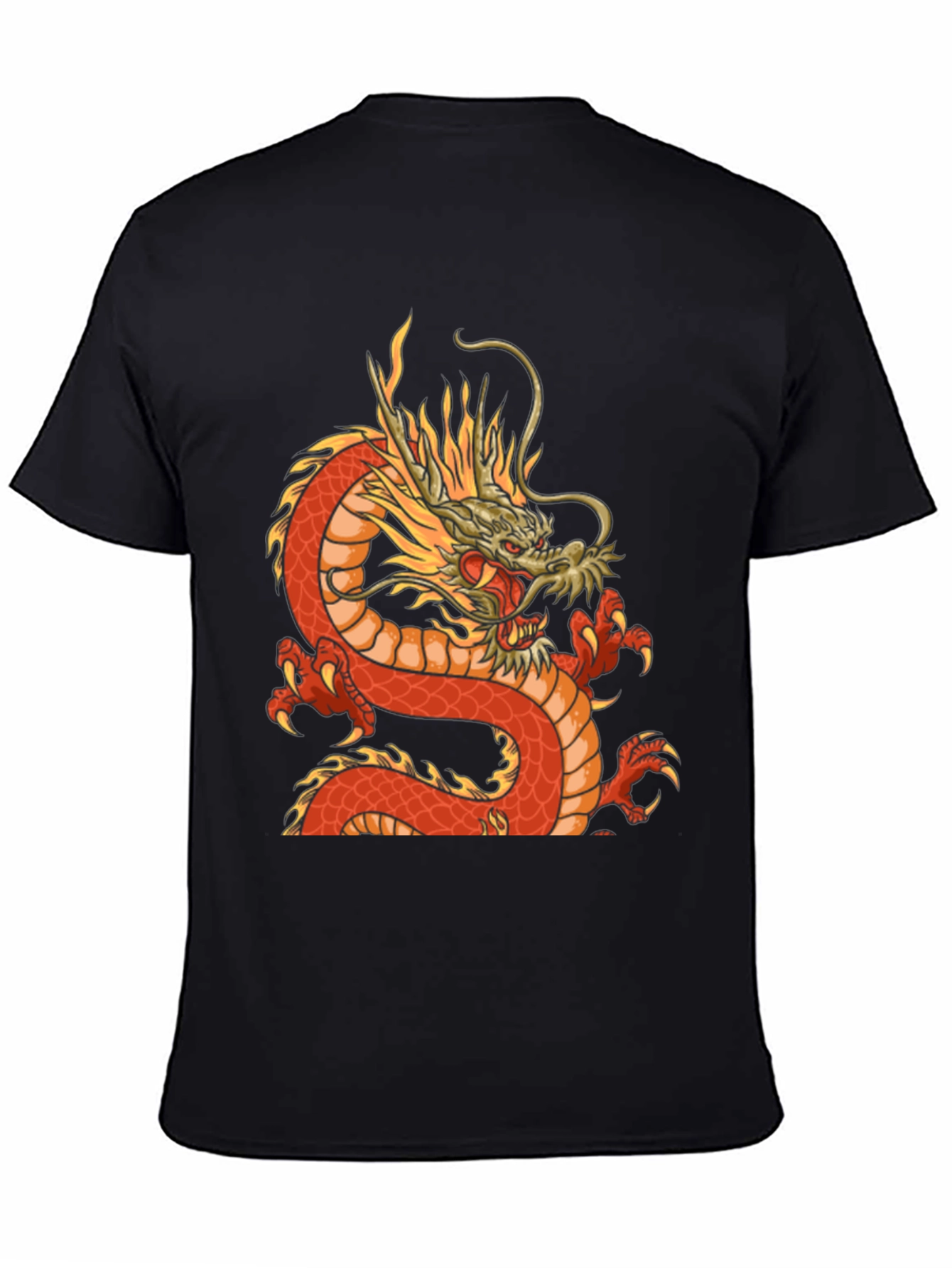Dragon Graphic Tee - Black T-Shirt