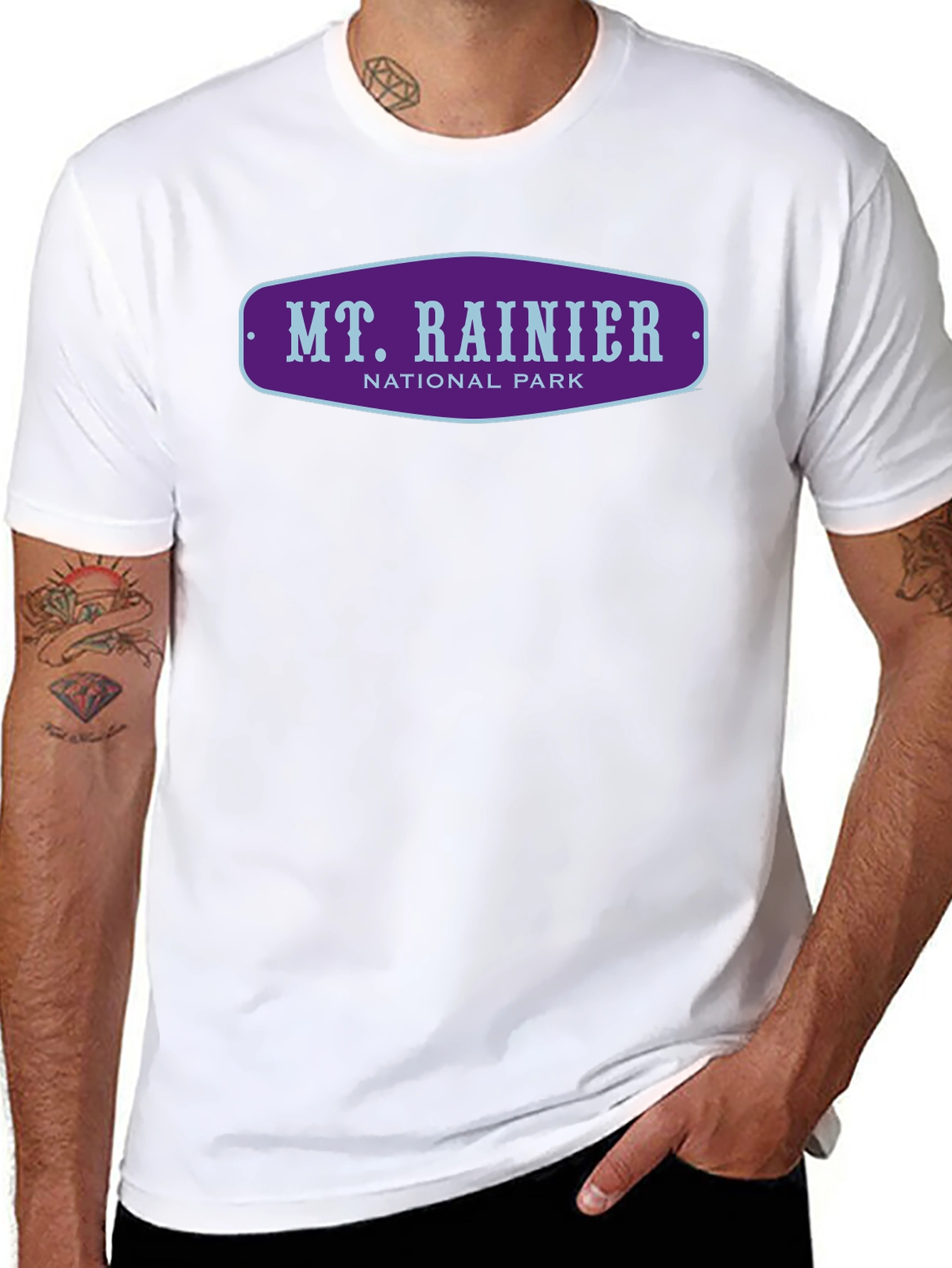 Mt. Rainier National Park Graphic T-Shirt