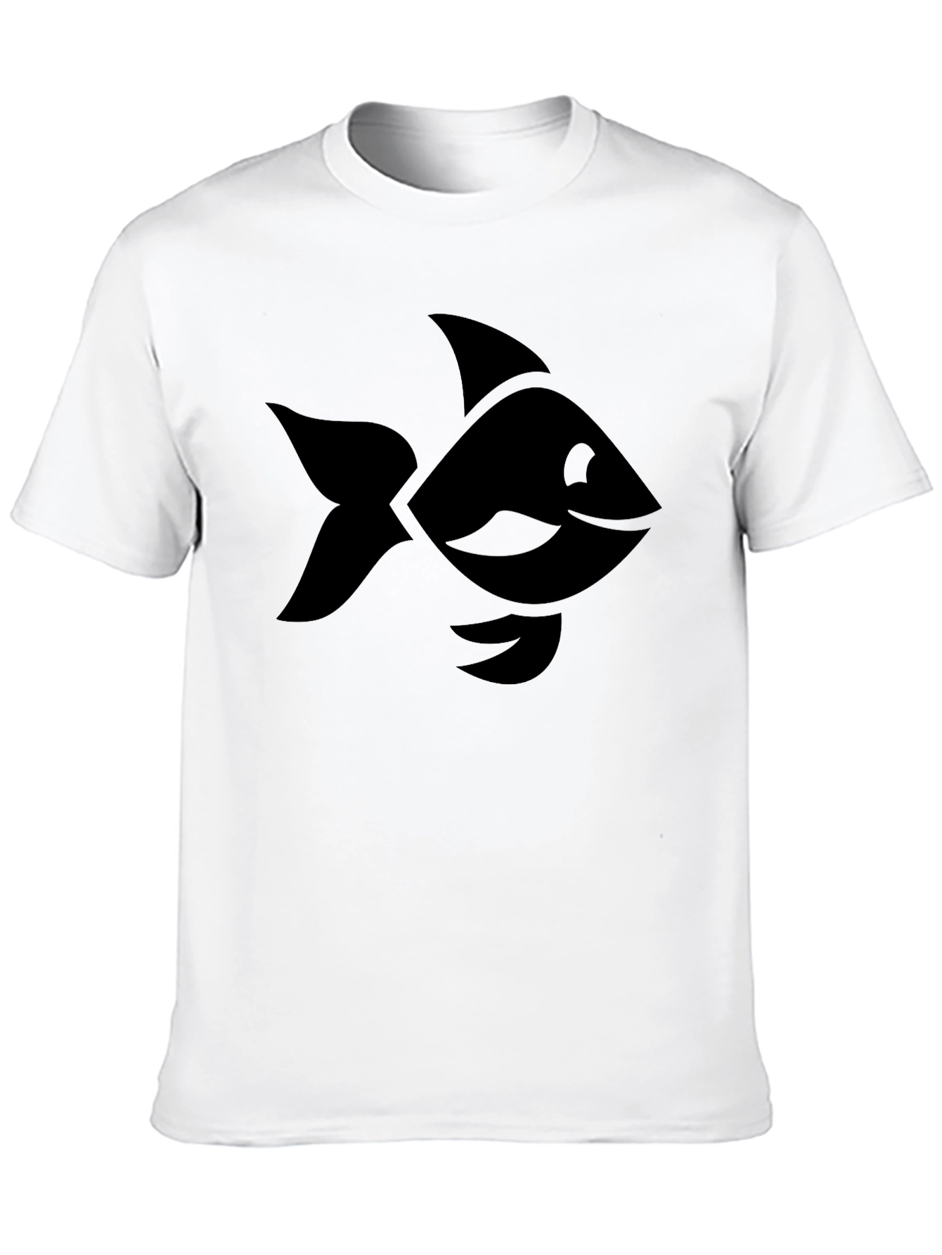 Black Fish Graphic Tee - Casual Comfort