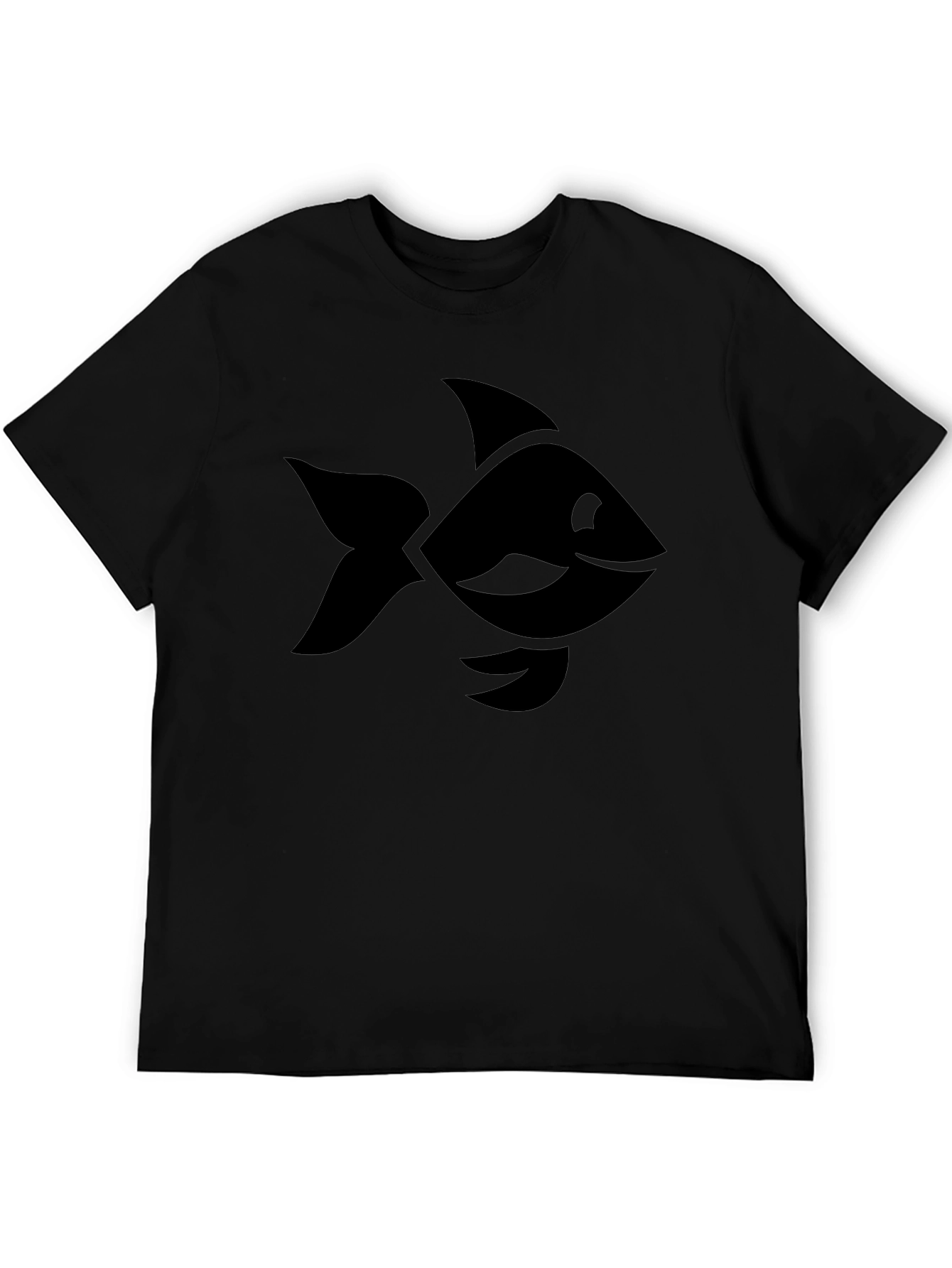 Black Fish Graphic Tee - Casual Comfort