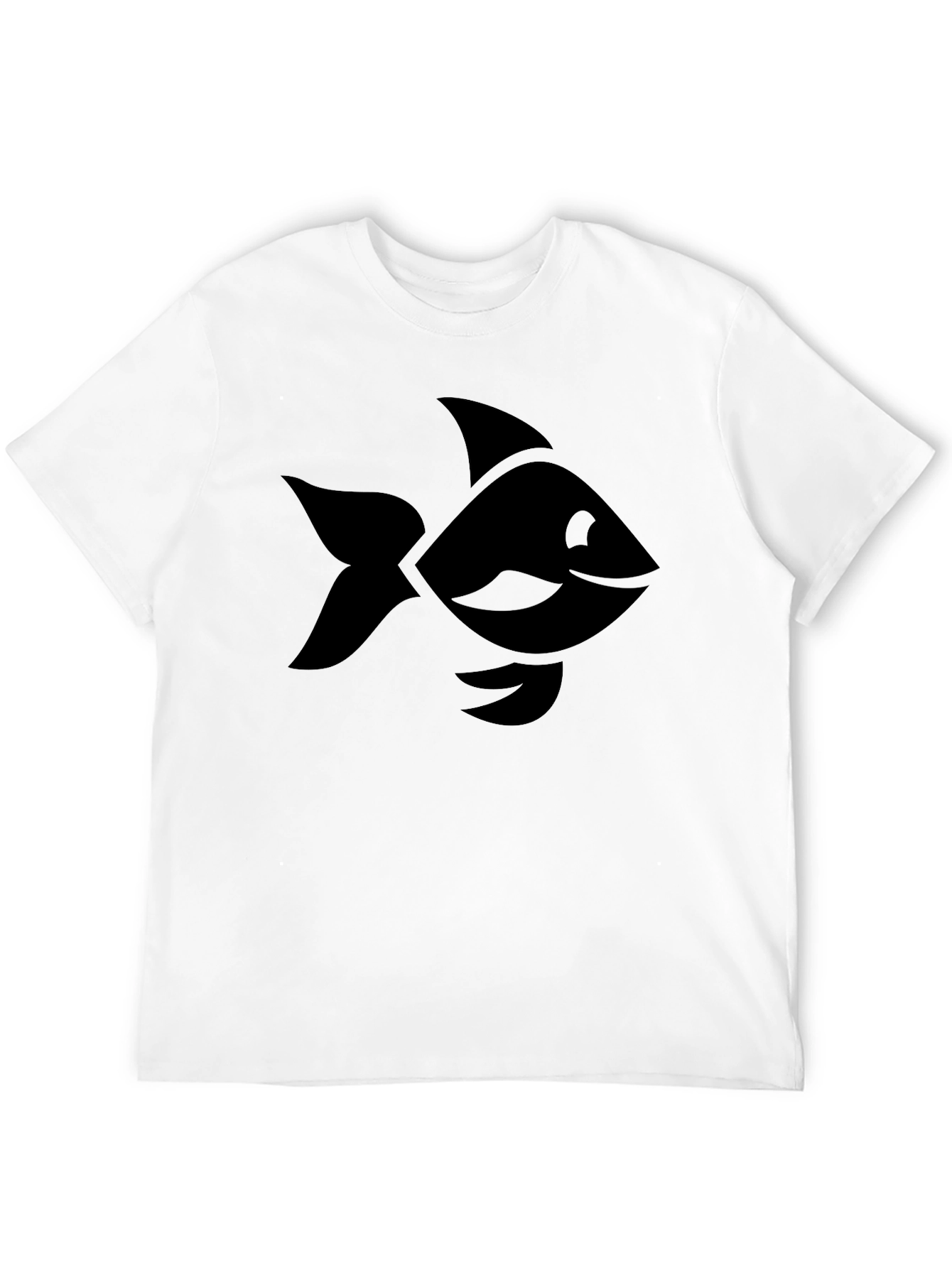 Black Fish Graphic Tee - Casual Comfort