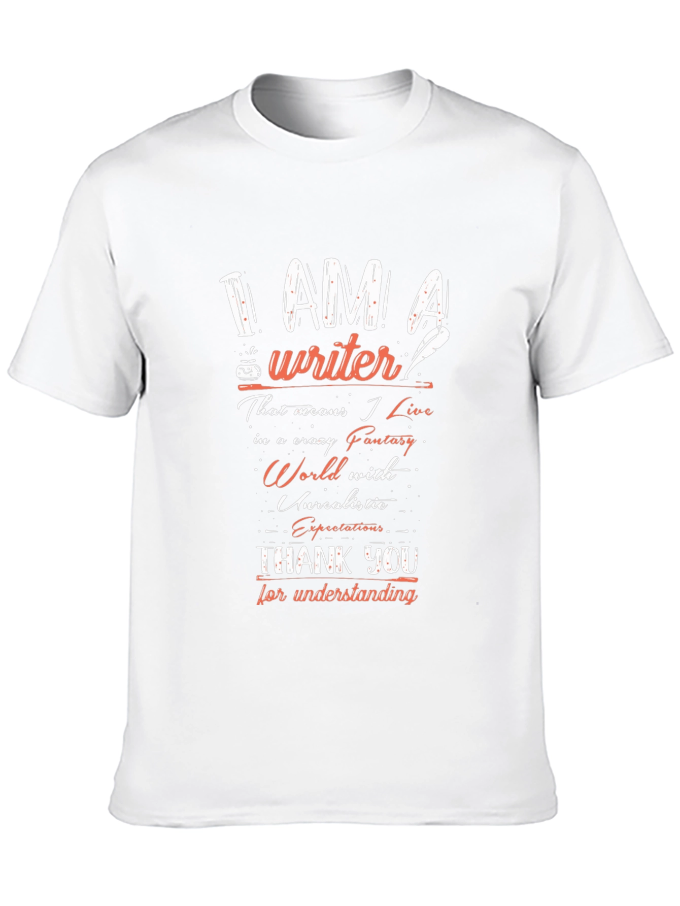 I AM A Writer T-Shirt - Fantasy World