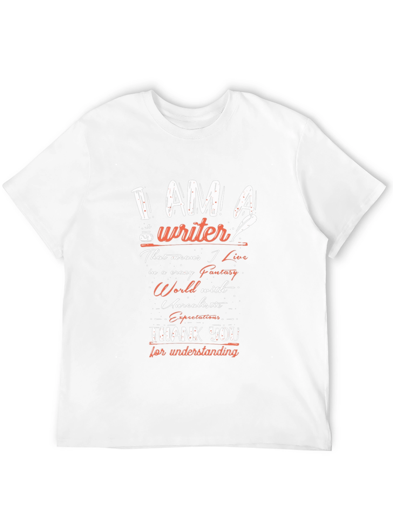 I AM A Writer T-Shirt - Fantasy World