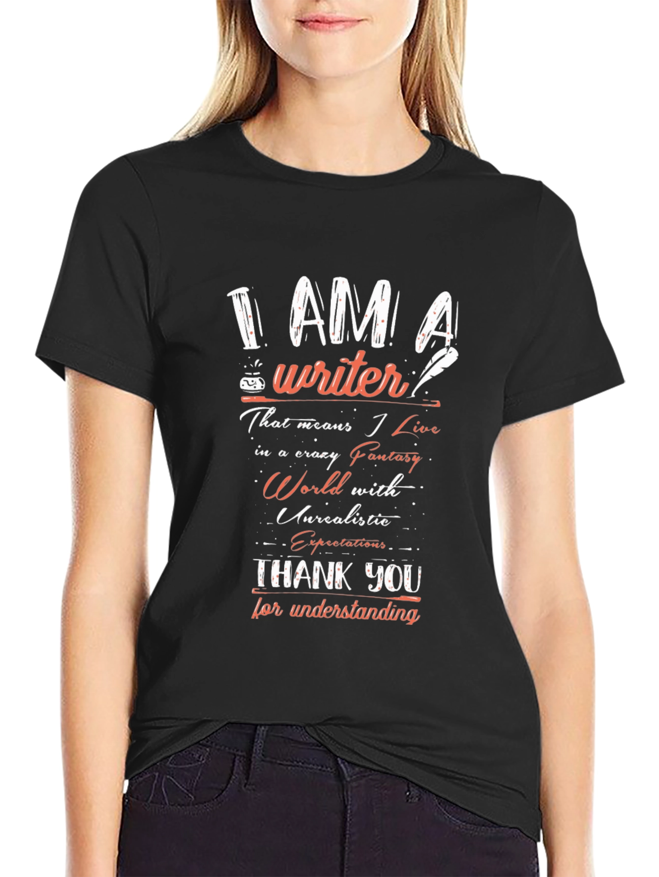 I AM A Writer T-Shirt - Fantasy World