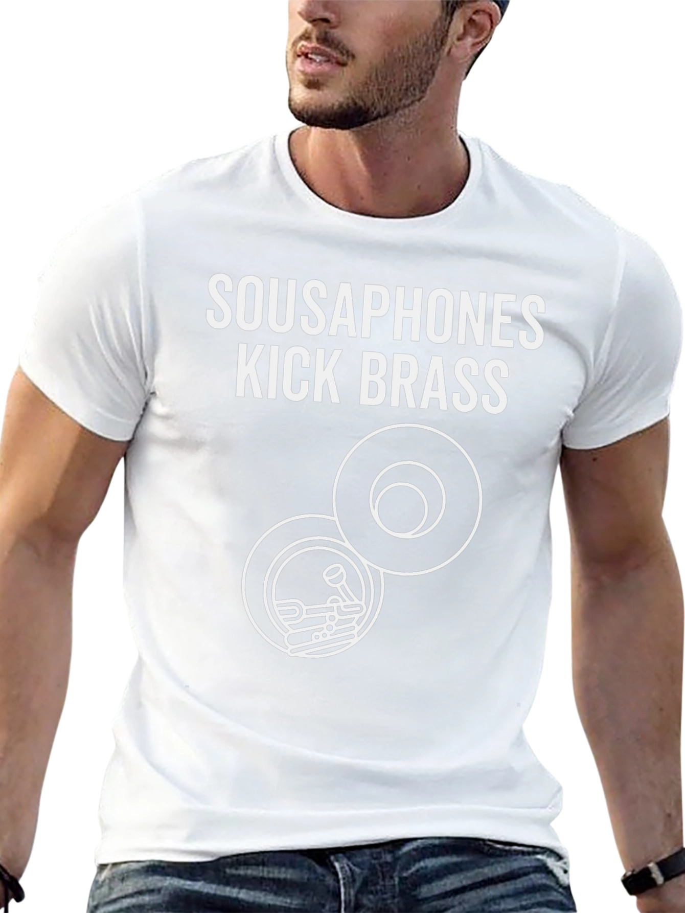 Sousaphones Kick Brass Black T-Shirt