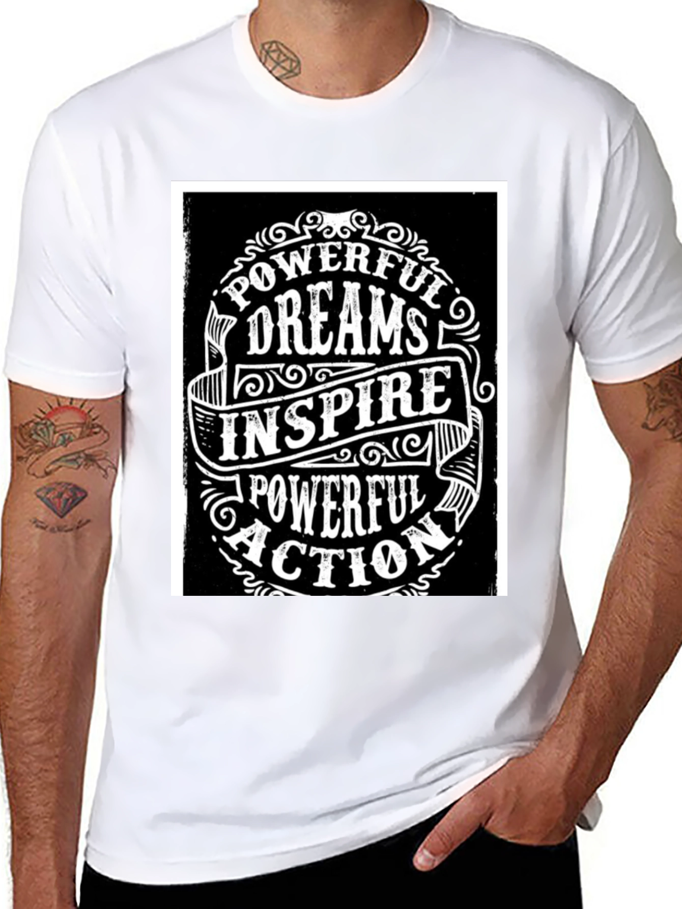 Powerful Dreams Graphic Print Tee