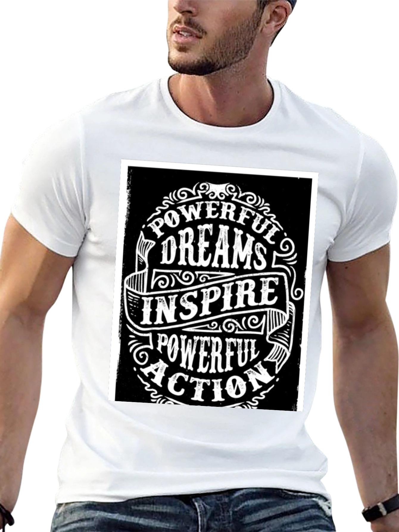 Powerful Dreams Graphic Print Tee