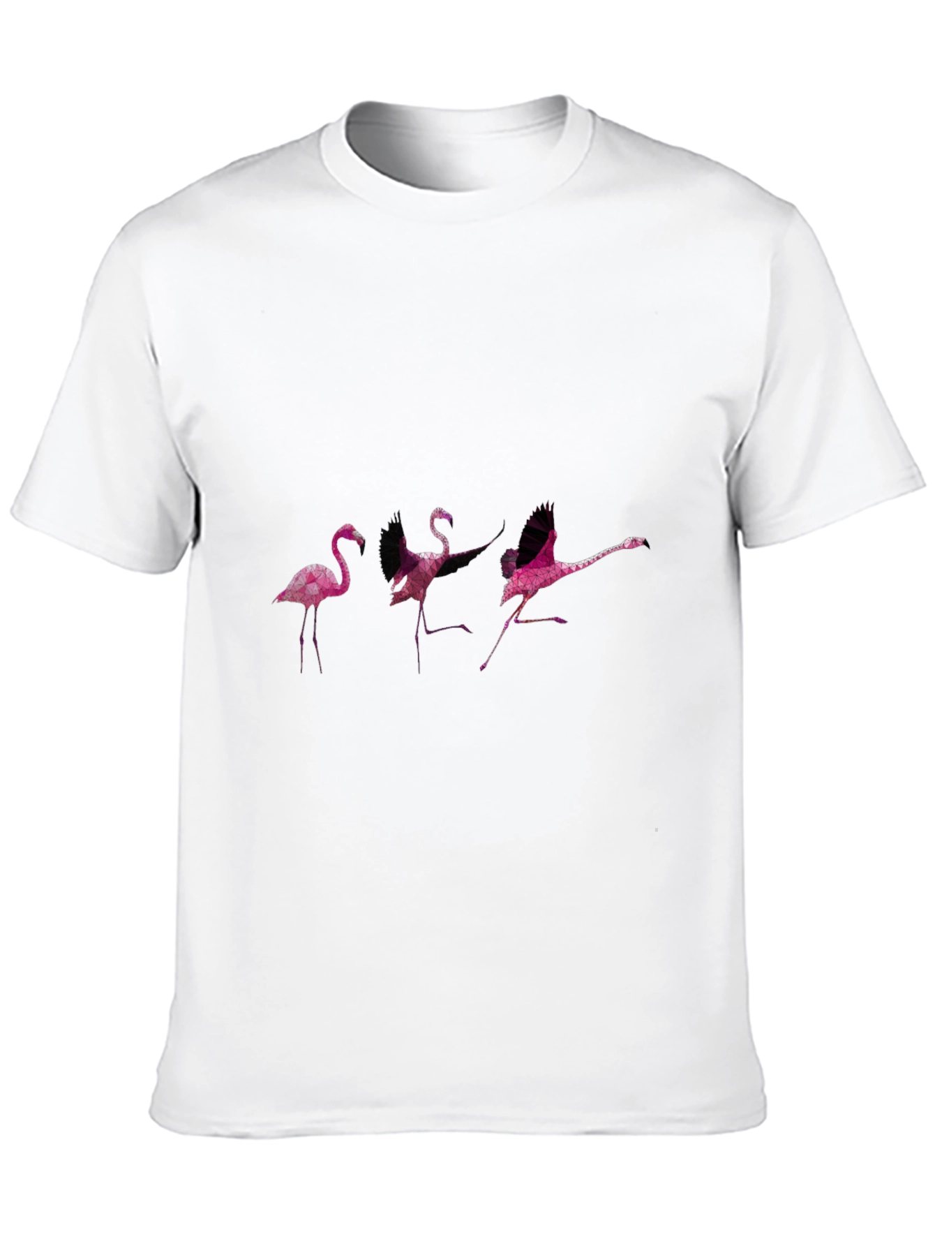 Flamingo Dance Black T-Shirt
