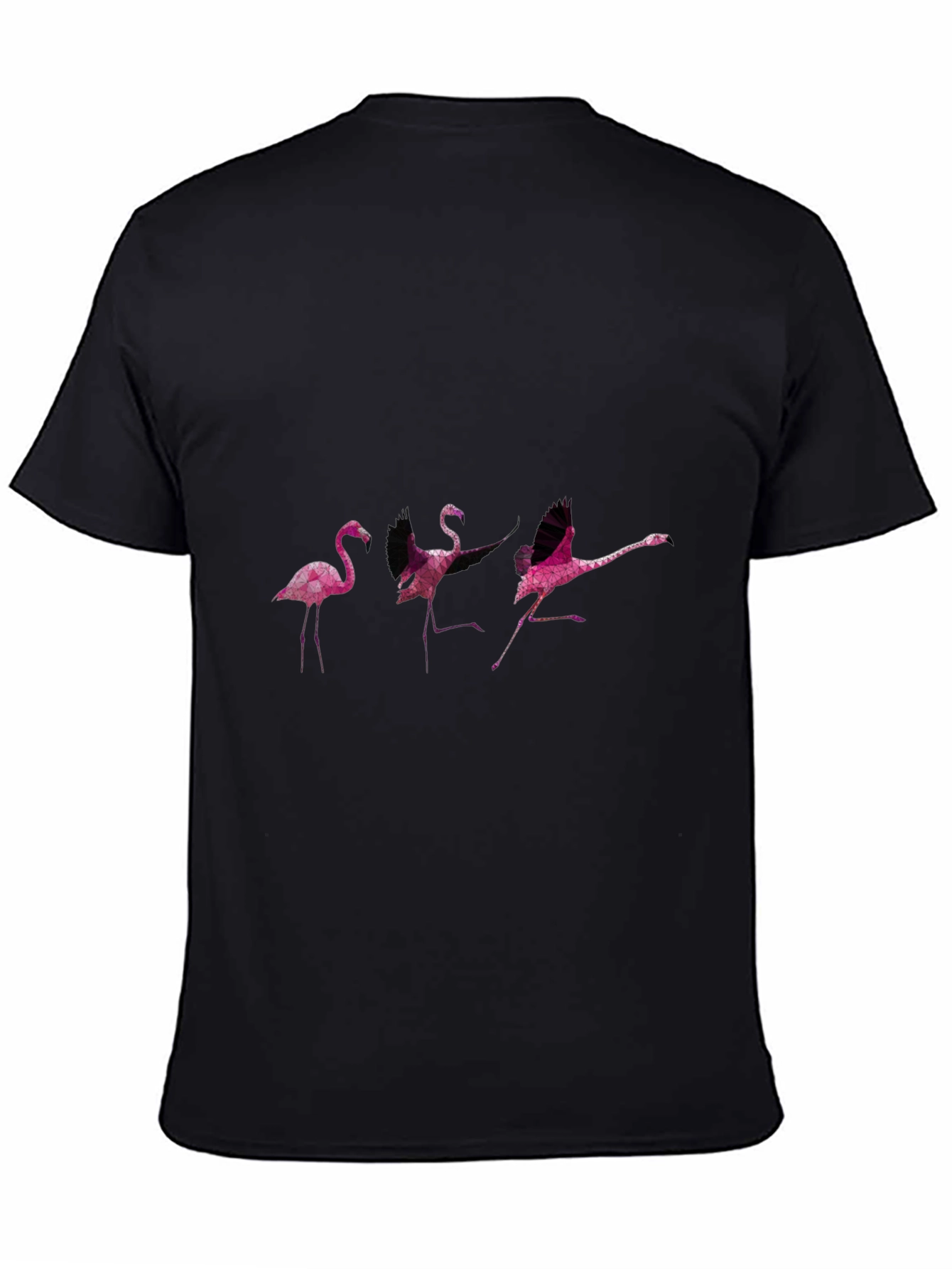 Flamingo Dance Black T-Shirt