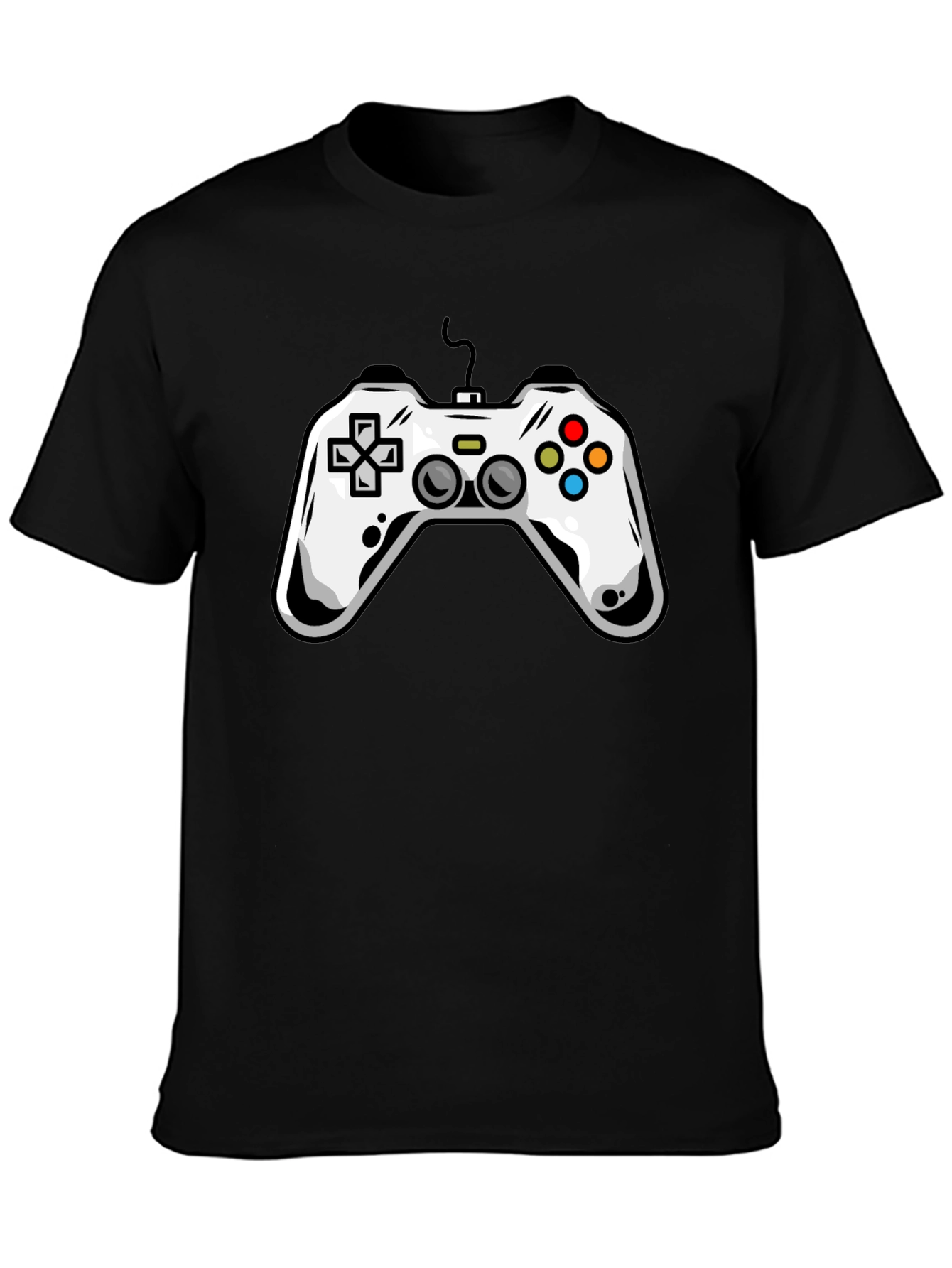 Gamer Controller Graphic Tee - Black