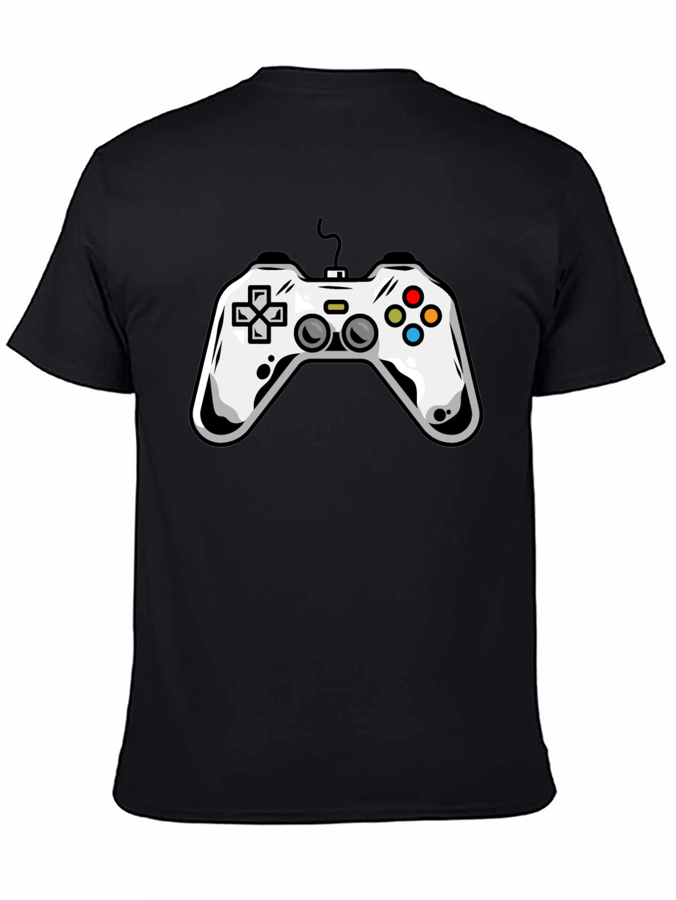 Gamer Controller Graphic Tee - Black