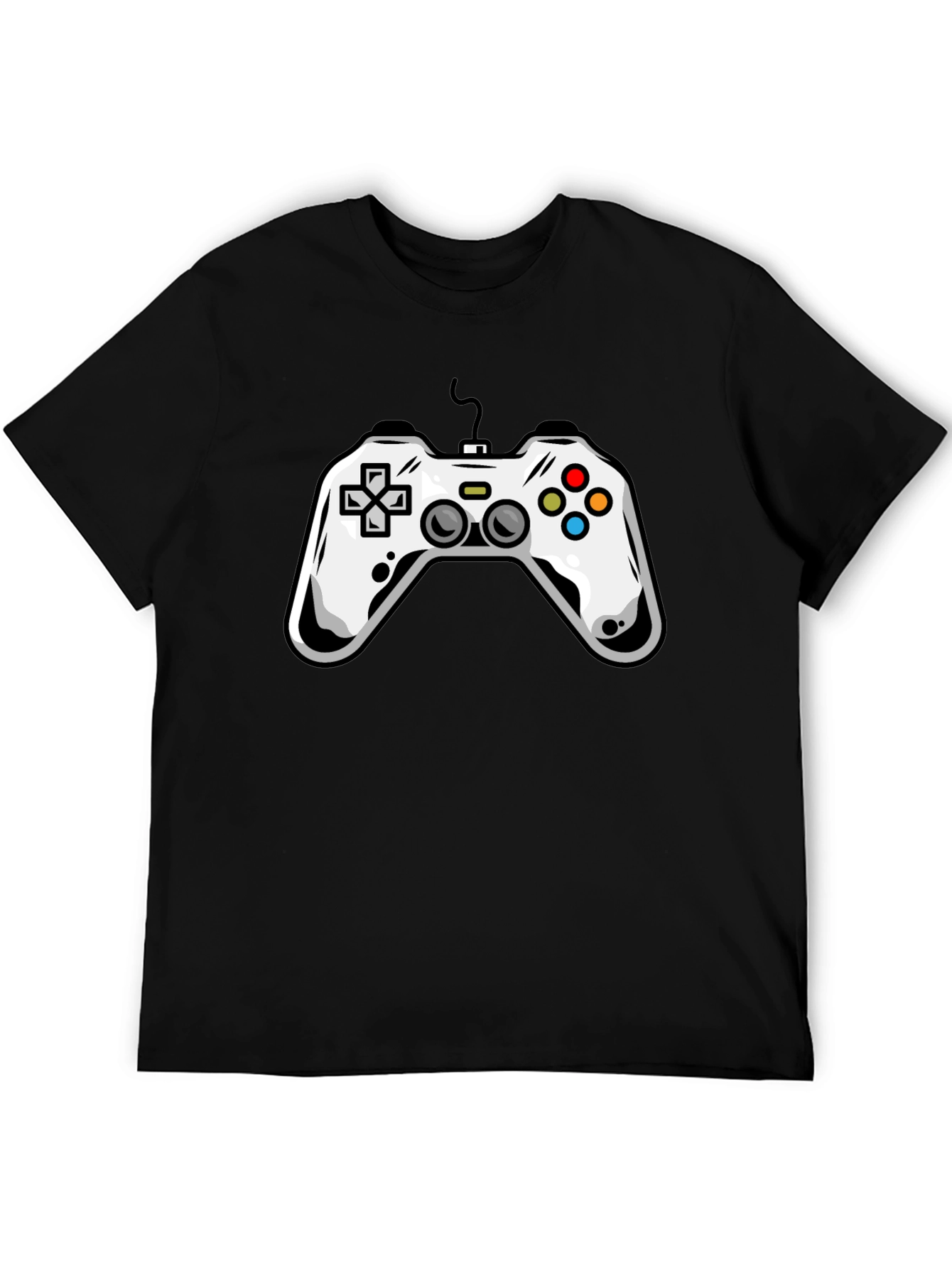 Gamer Controller Graphic Tee - Black