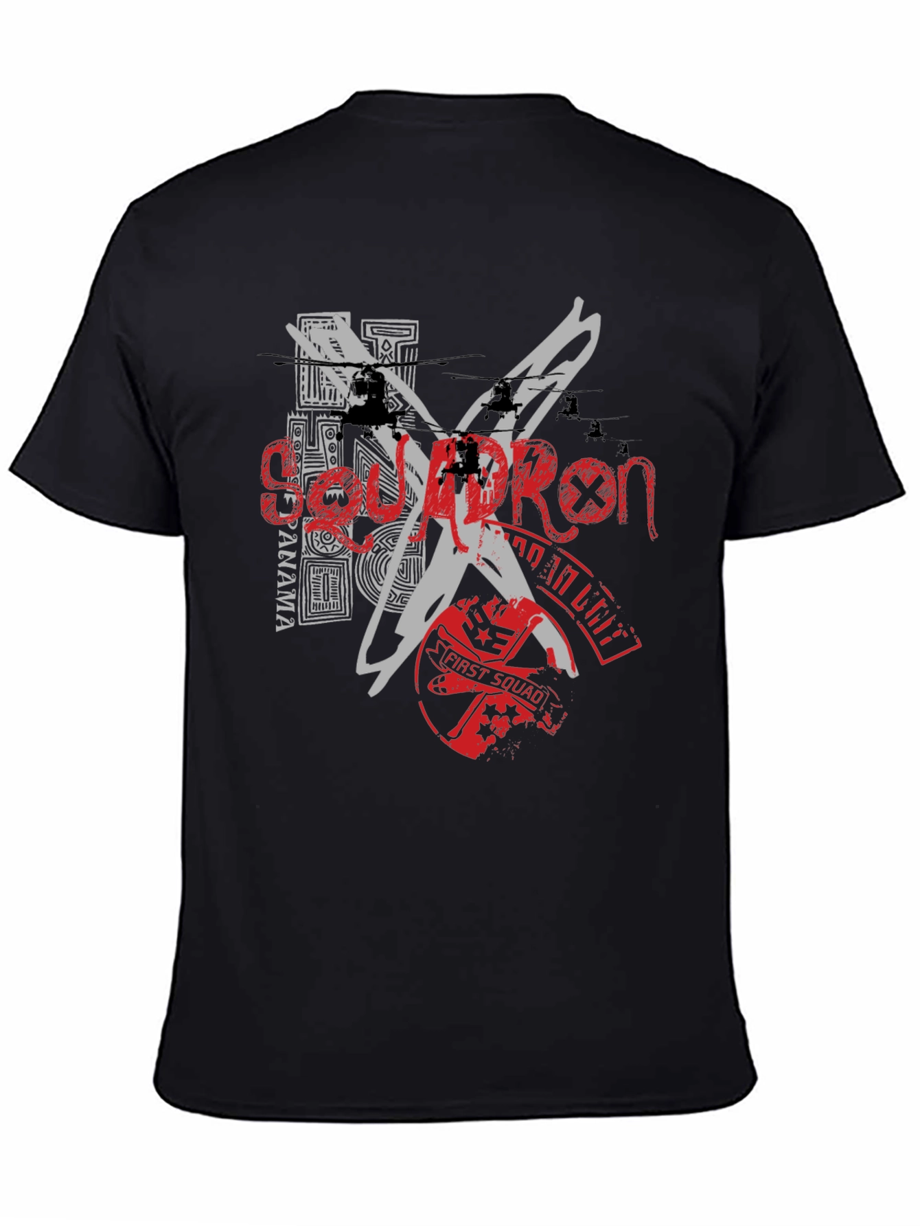 Graphic Print Crew Neck T-Shirt