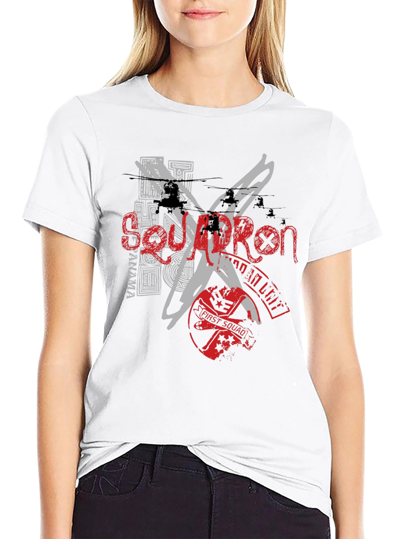 Graphic Print Crew Neck T-Shirt