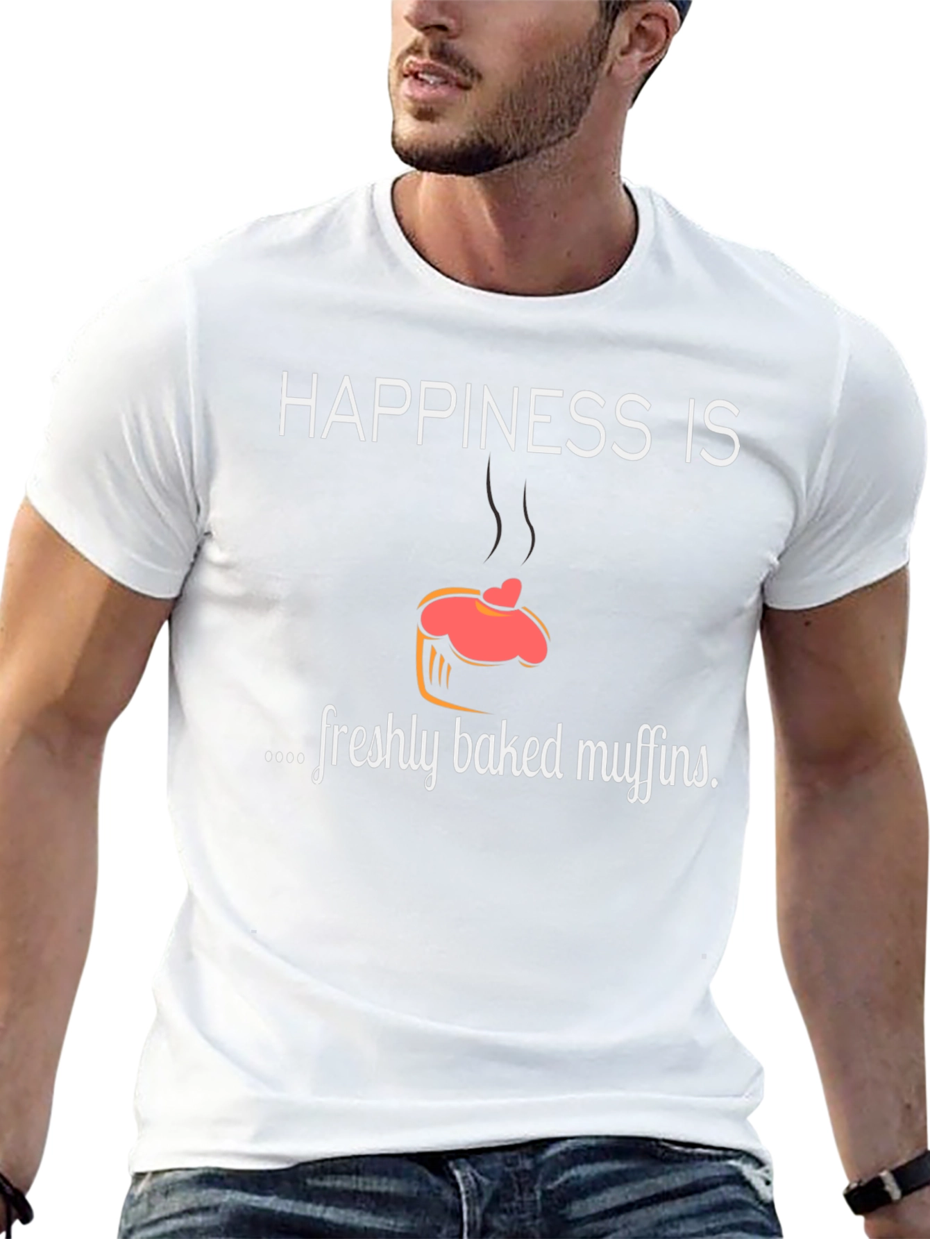 Happiness is Freshly Baked Muffins T-Shirt
