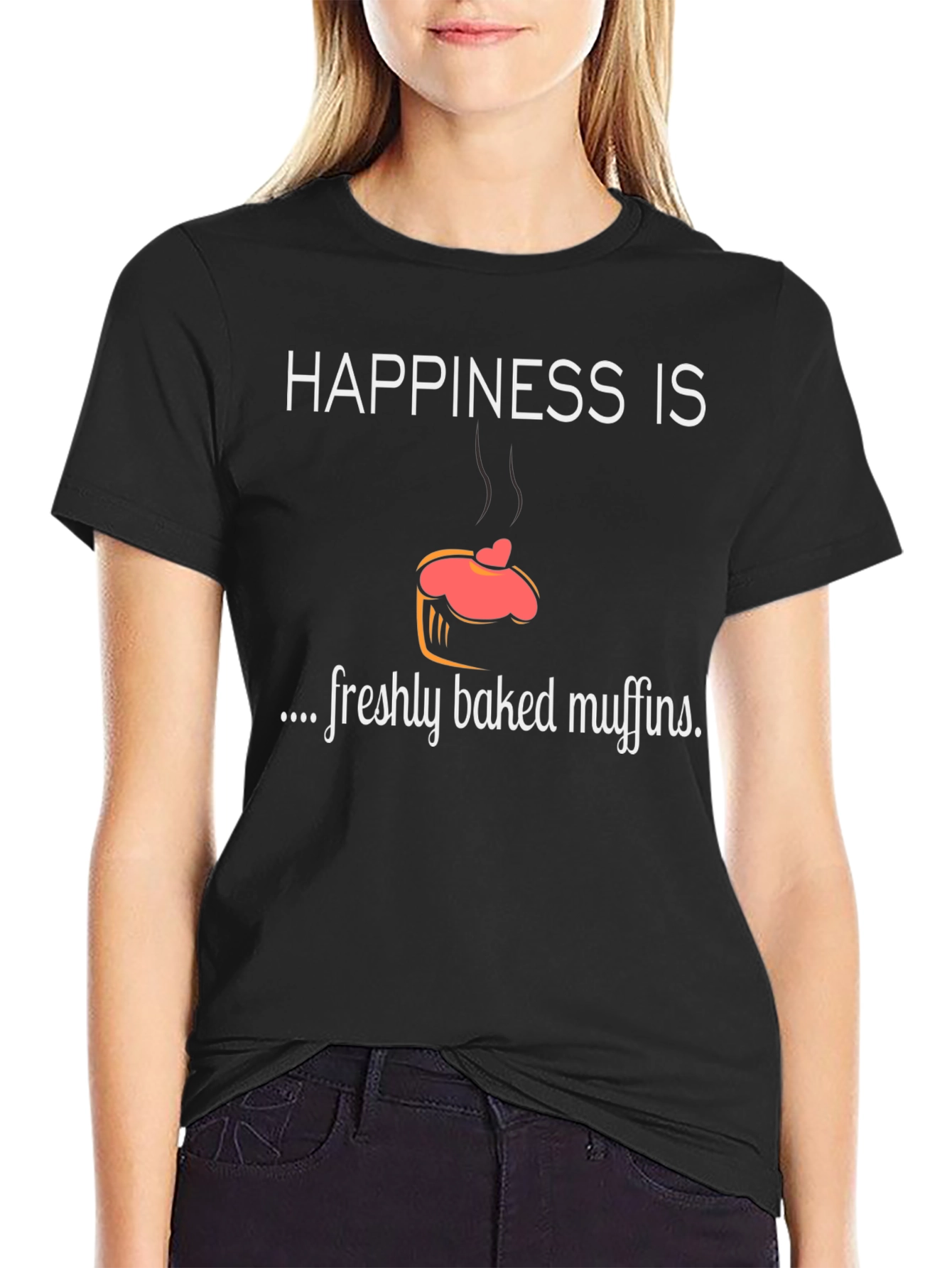 Happiness is Freshly Baked Muffins T-Shirt