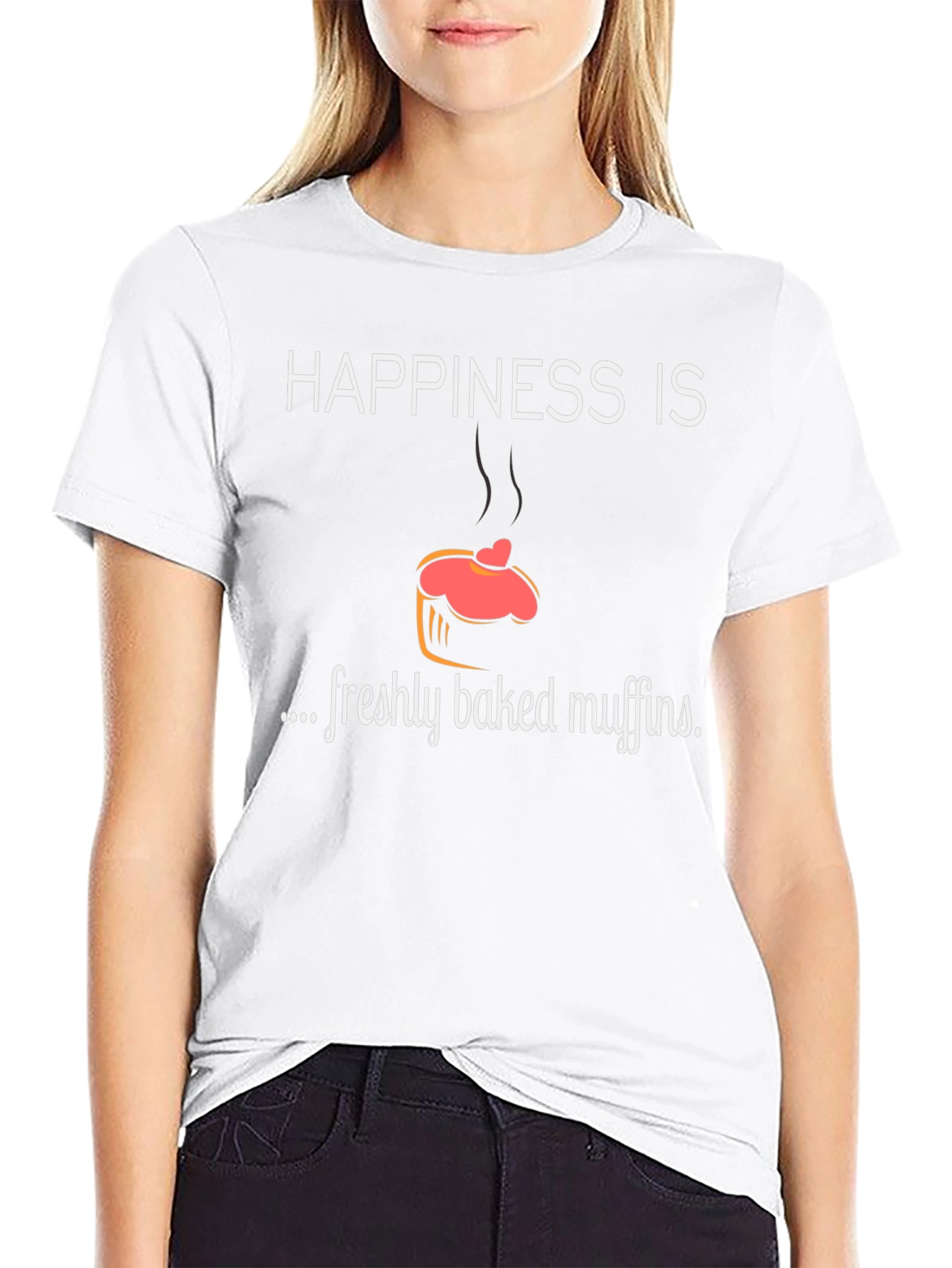 Happiness is Freshly Baked Muffins T-Shirt