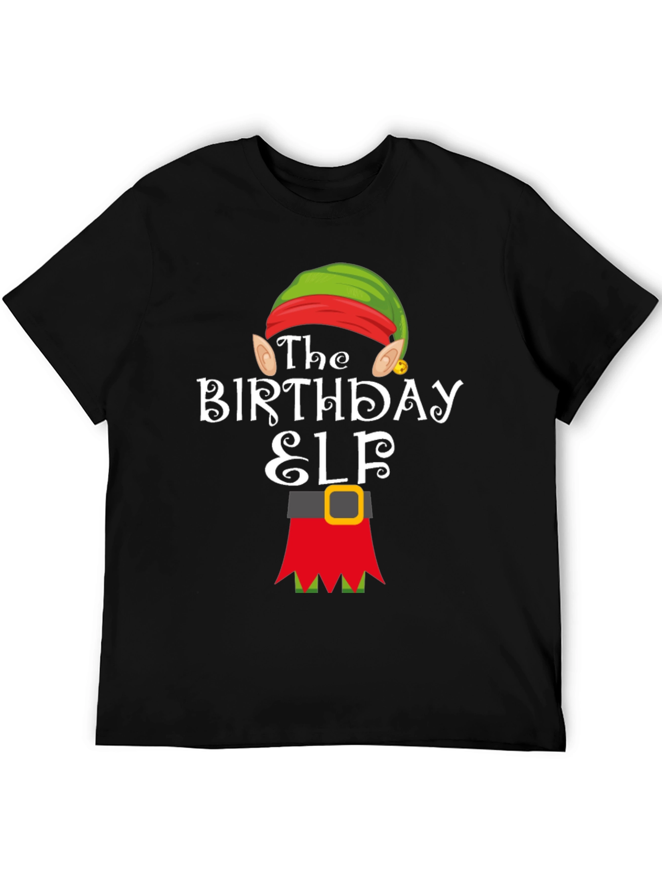 Birthday Elf T-Shirt - Holiday Festive Wear