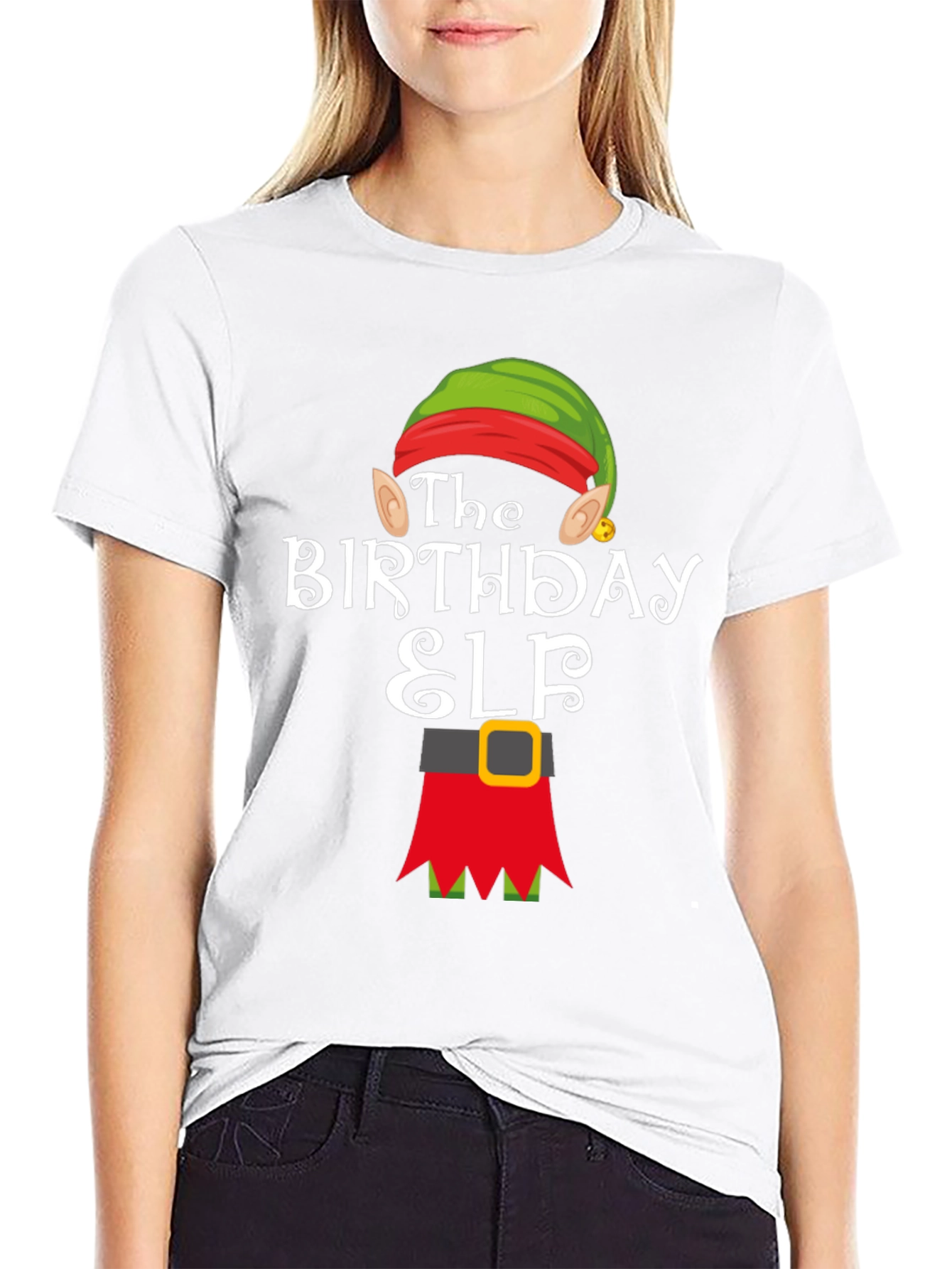 Birthday Elf T-Shirt - Holiday Festive Wear