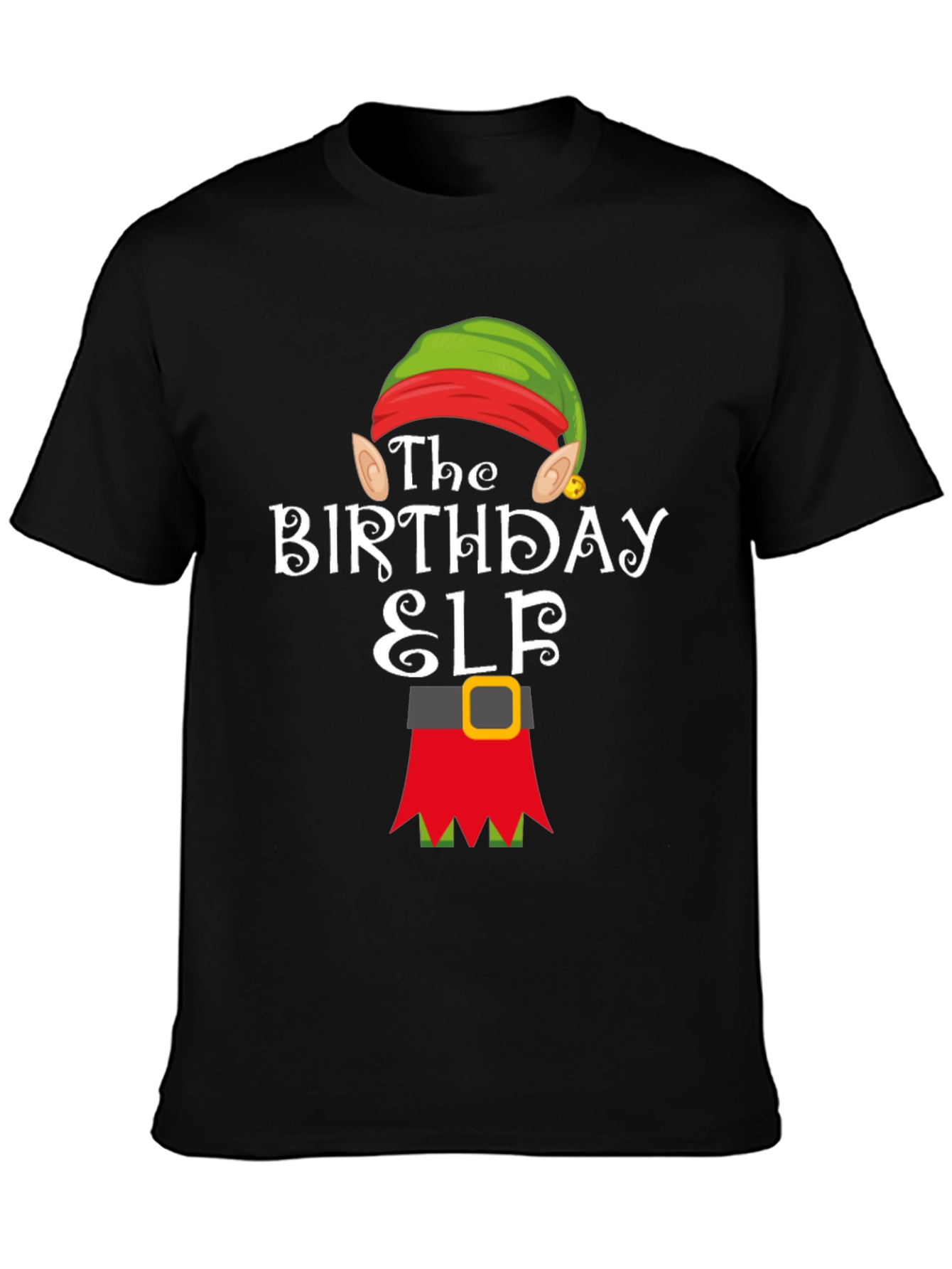 Birthday Elf T-Shirt - Holiday Festive Wear