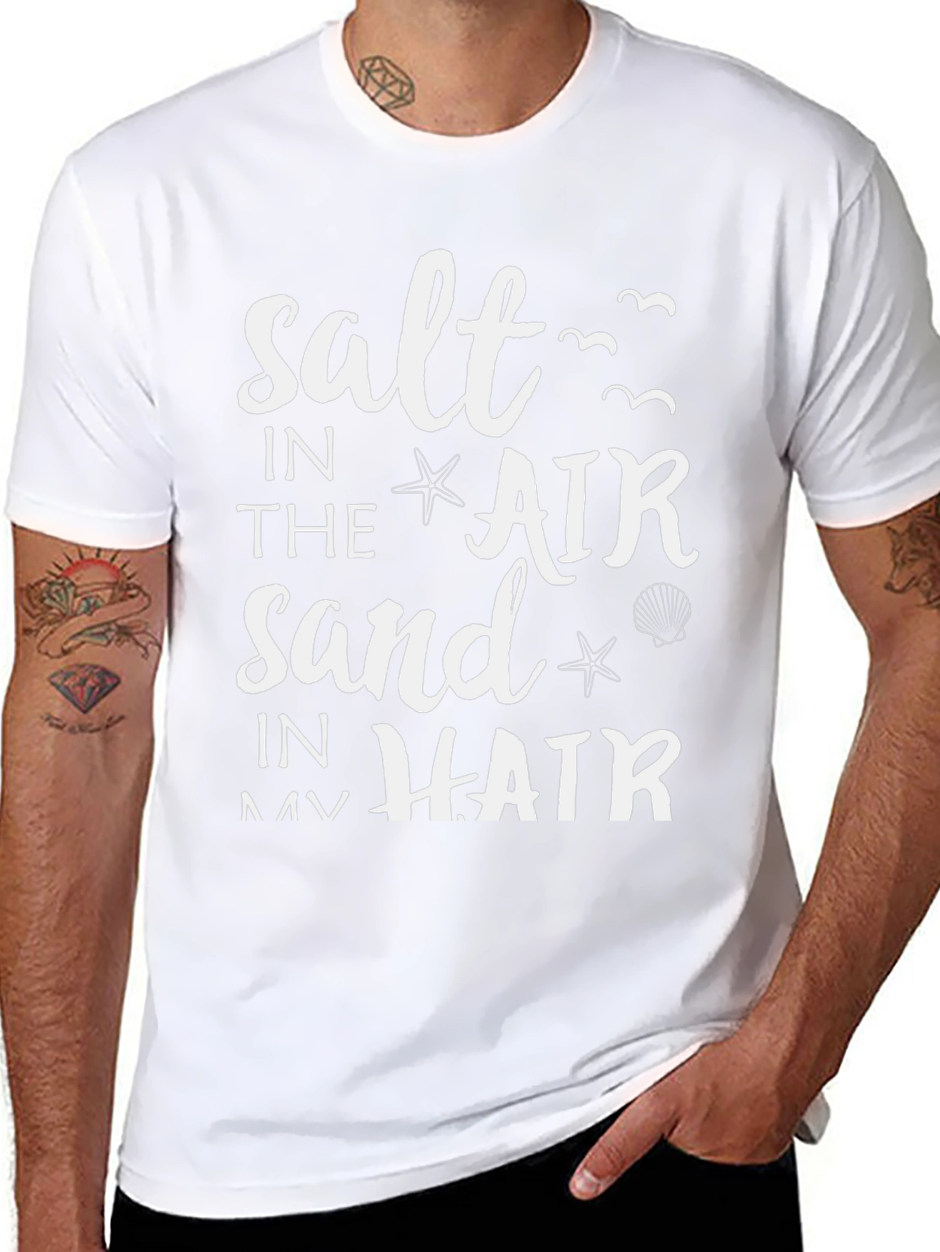 Salt Air Sand Hair Tee - Beach Vibes