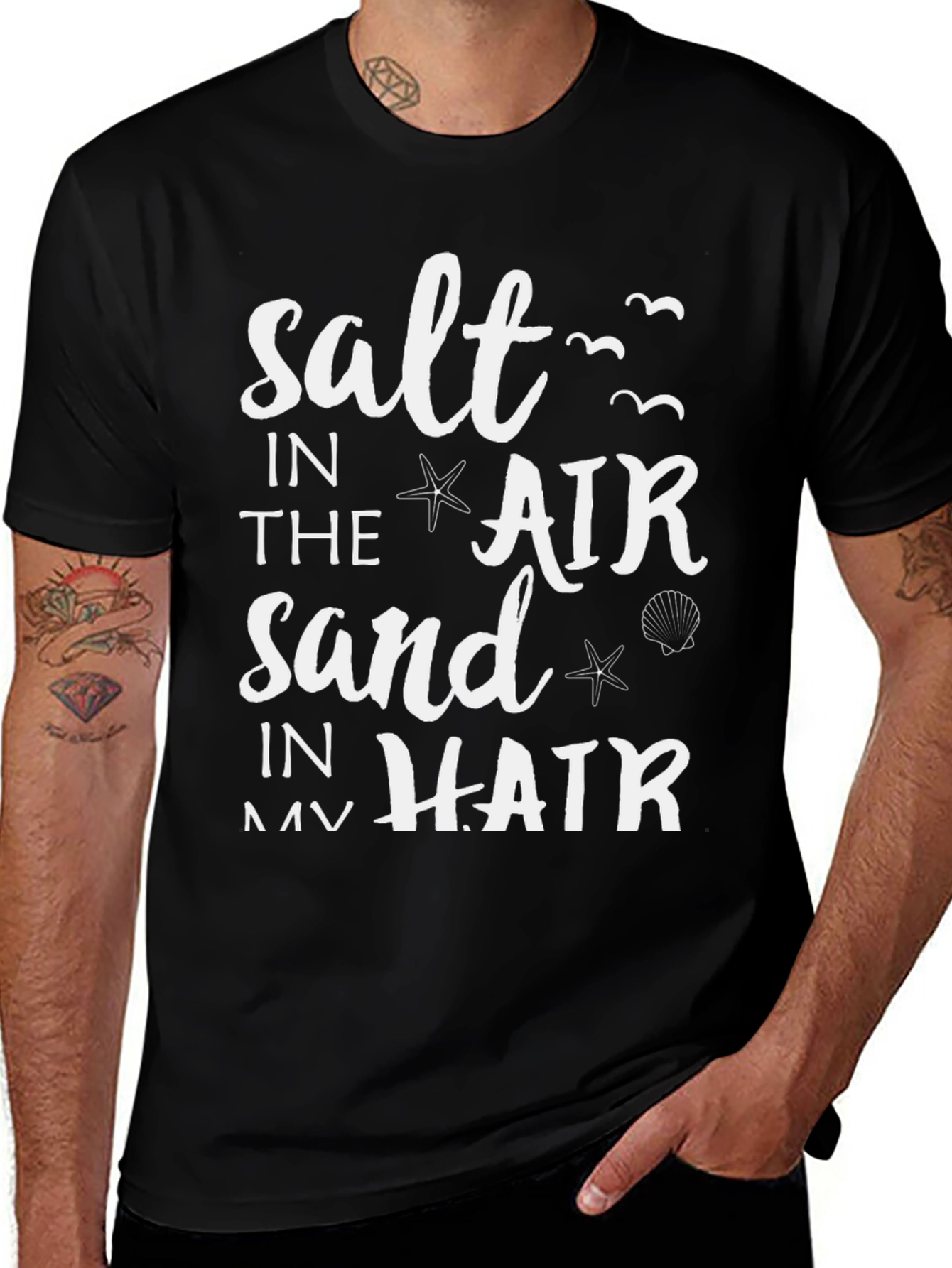 Salt Air Sand Hair Tee - Beach Vibes