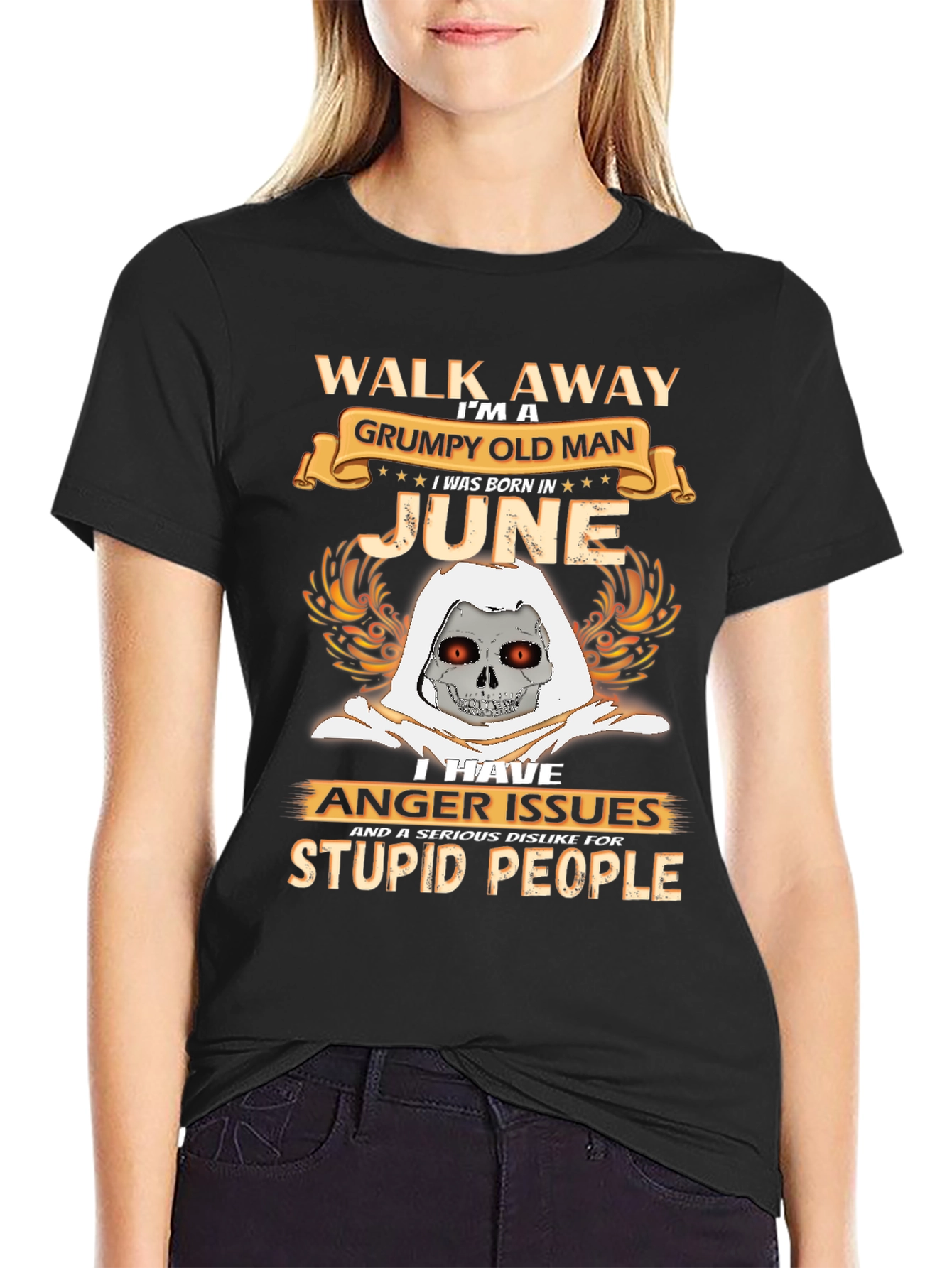 Grumpy Old Man June Birthday T-Shirt