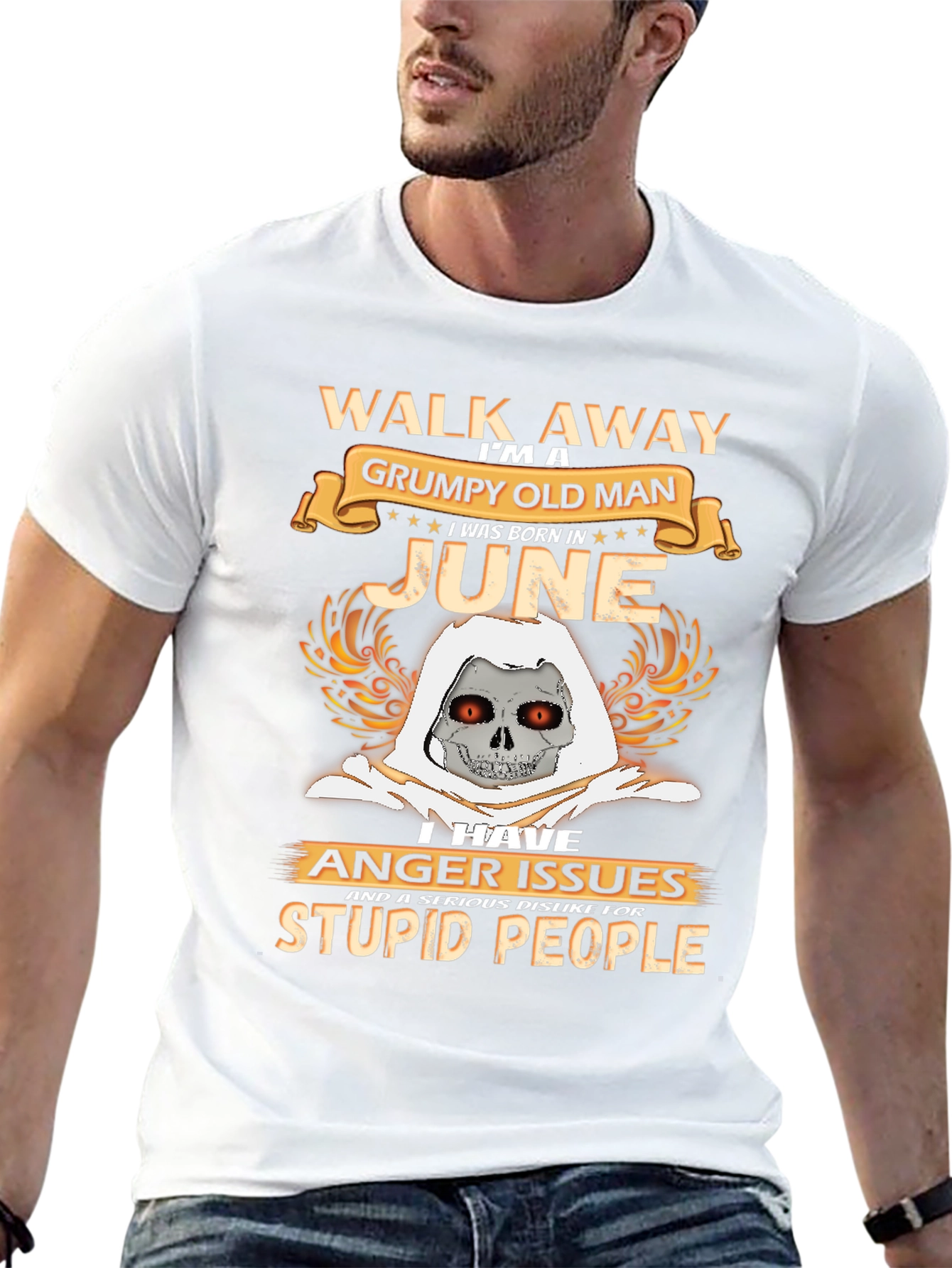 Grumpy Old Man June Birthday T-Shirt