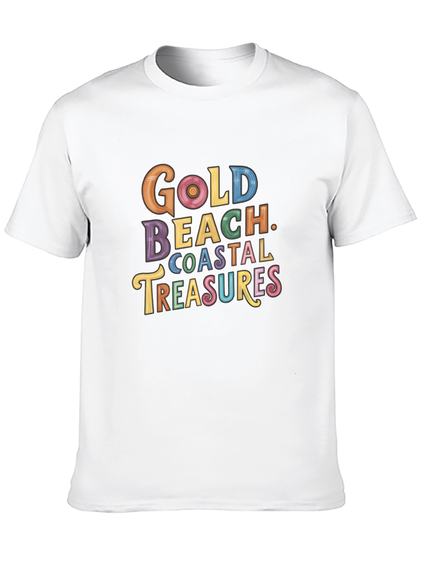 Gold Beach Coastal Treasures Graphic Tee
