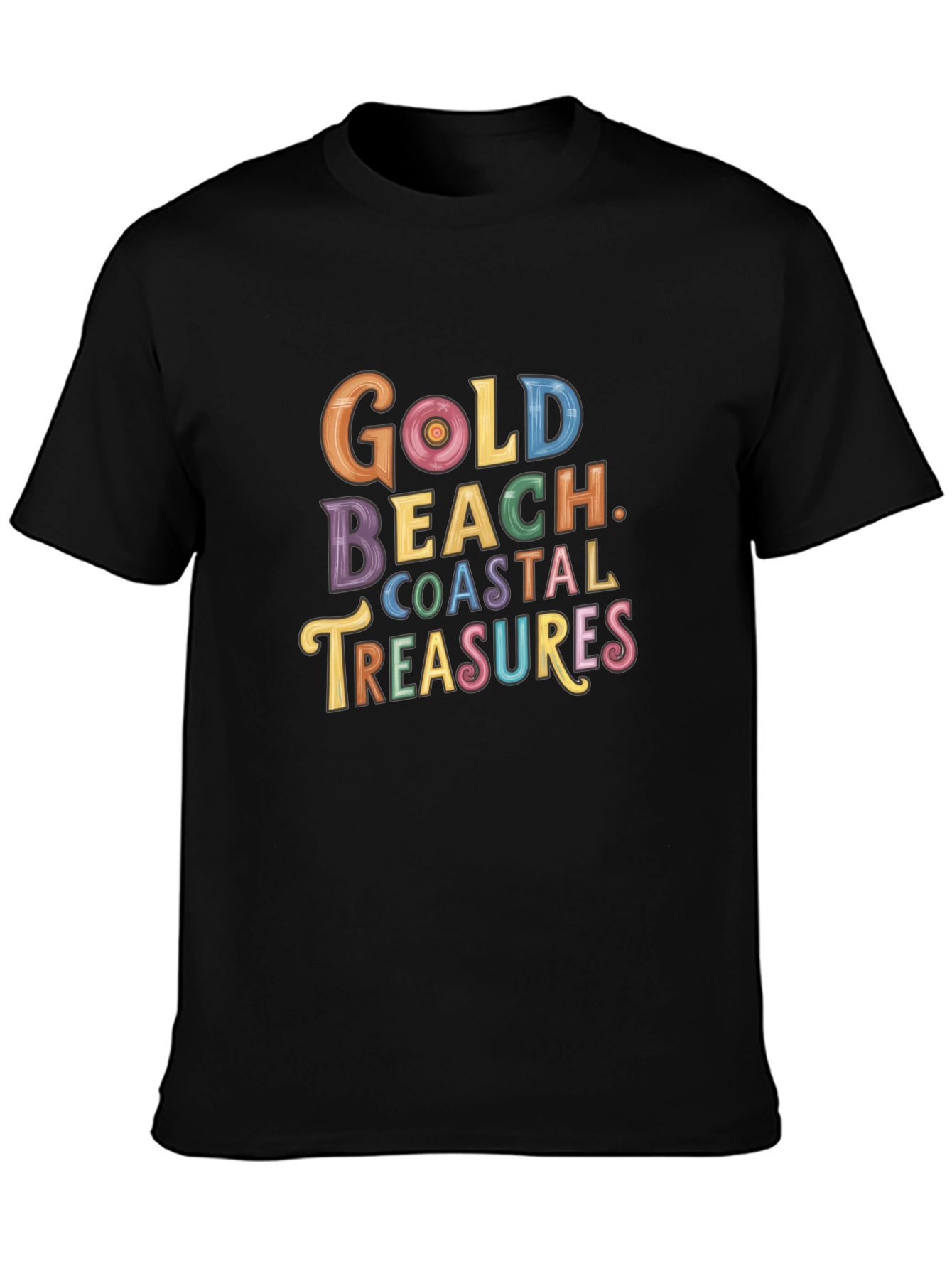 Gold Beach Coastal Treasures Graphic Tee