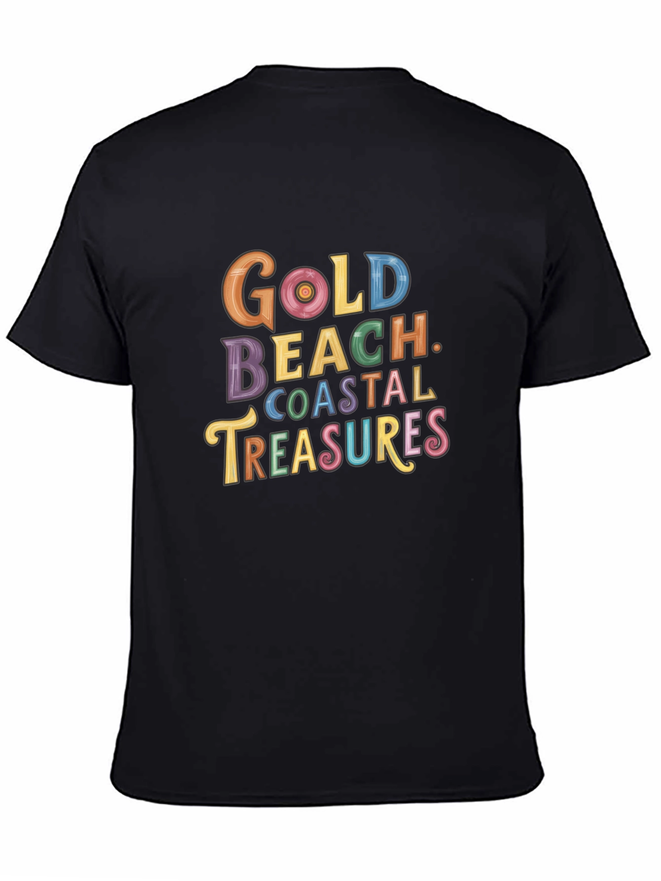 Gold Beach Coastal Treasures Graphic Tee
