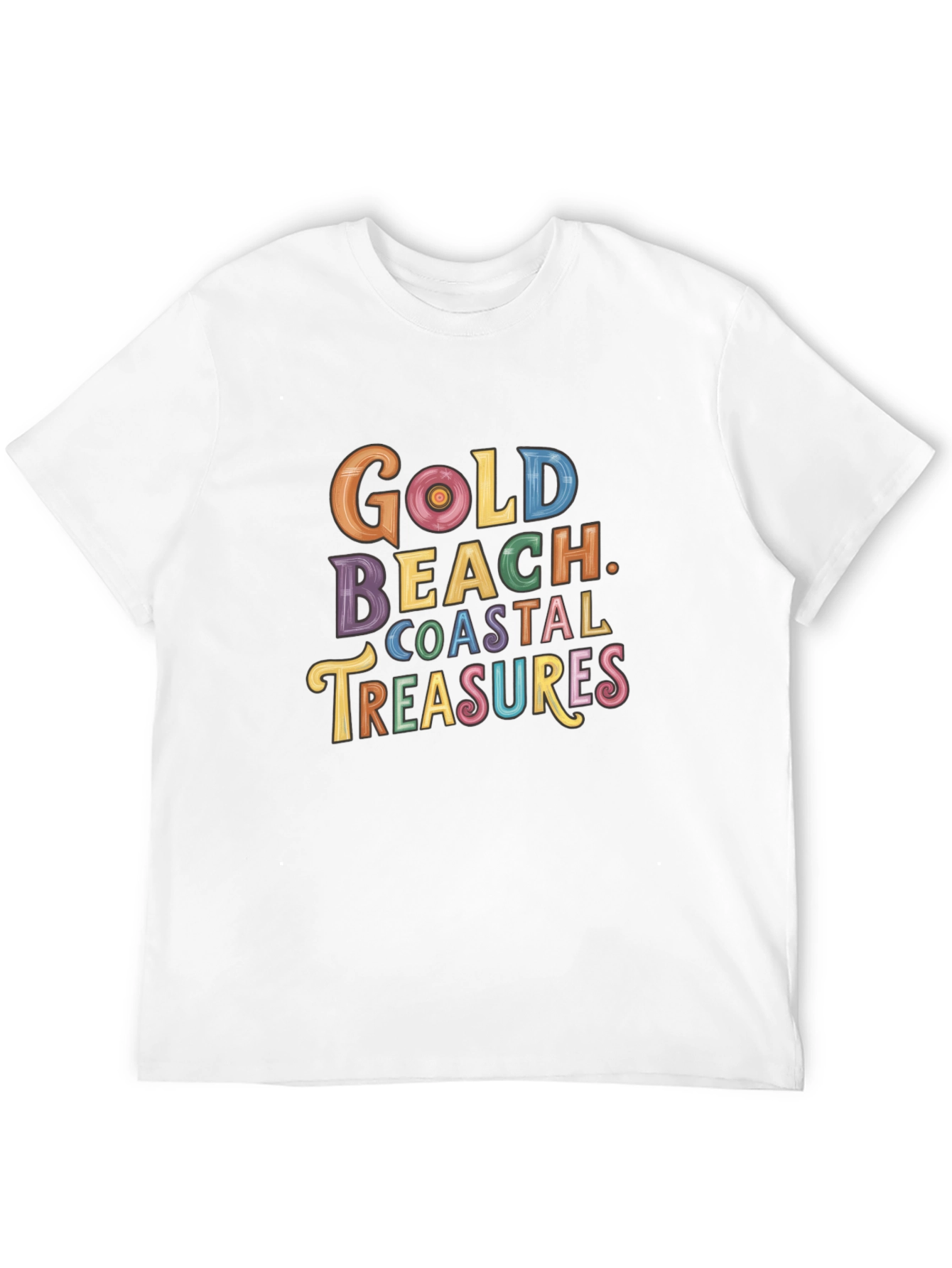 Gold Beach Coastal Treasures Graphic Tee