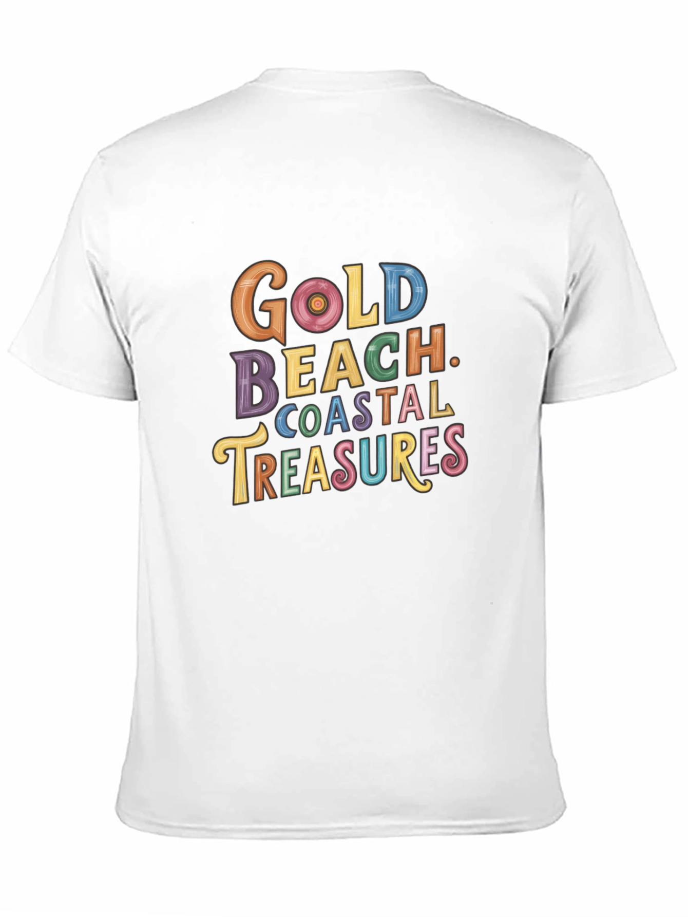 Gold Beach Coastal Treasures Graphic Tee